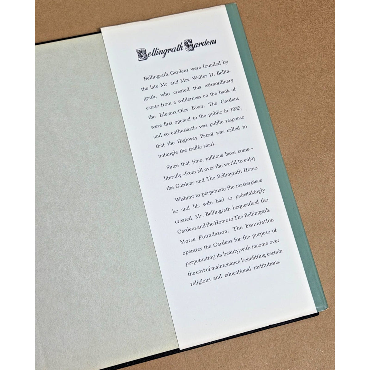 Vintage 1958 Bellingrath Gardens & Home Pictorial Souvenir Book Mobile Alabama