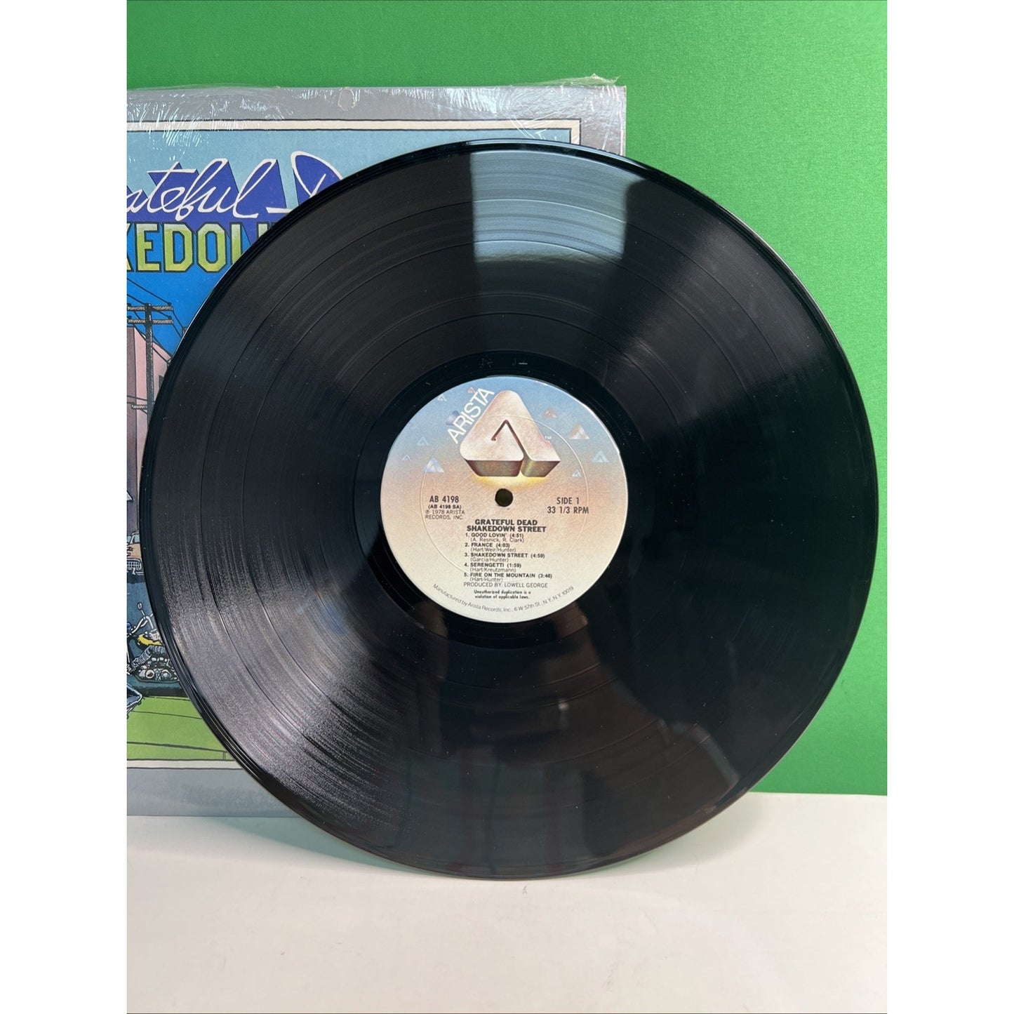 GRATEFUL DEAD 1978 SHAKEDOWN STREET LP Vinyl Album Record Gilbert Shelton Art