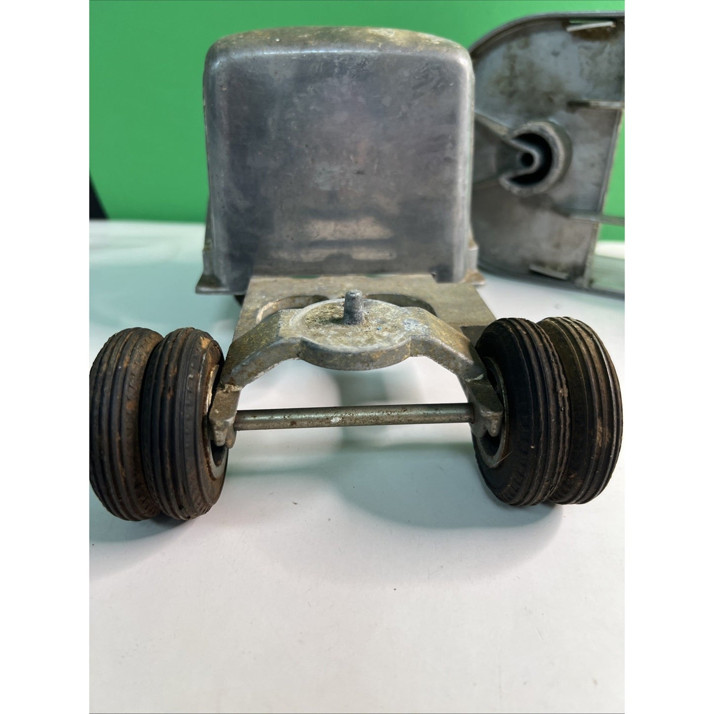 Vintage Smith Miller Silver Streak GMC Truck & Fruehauf Trailer SMITTY TOYS
