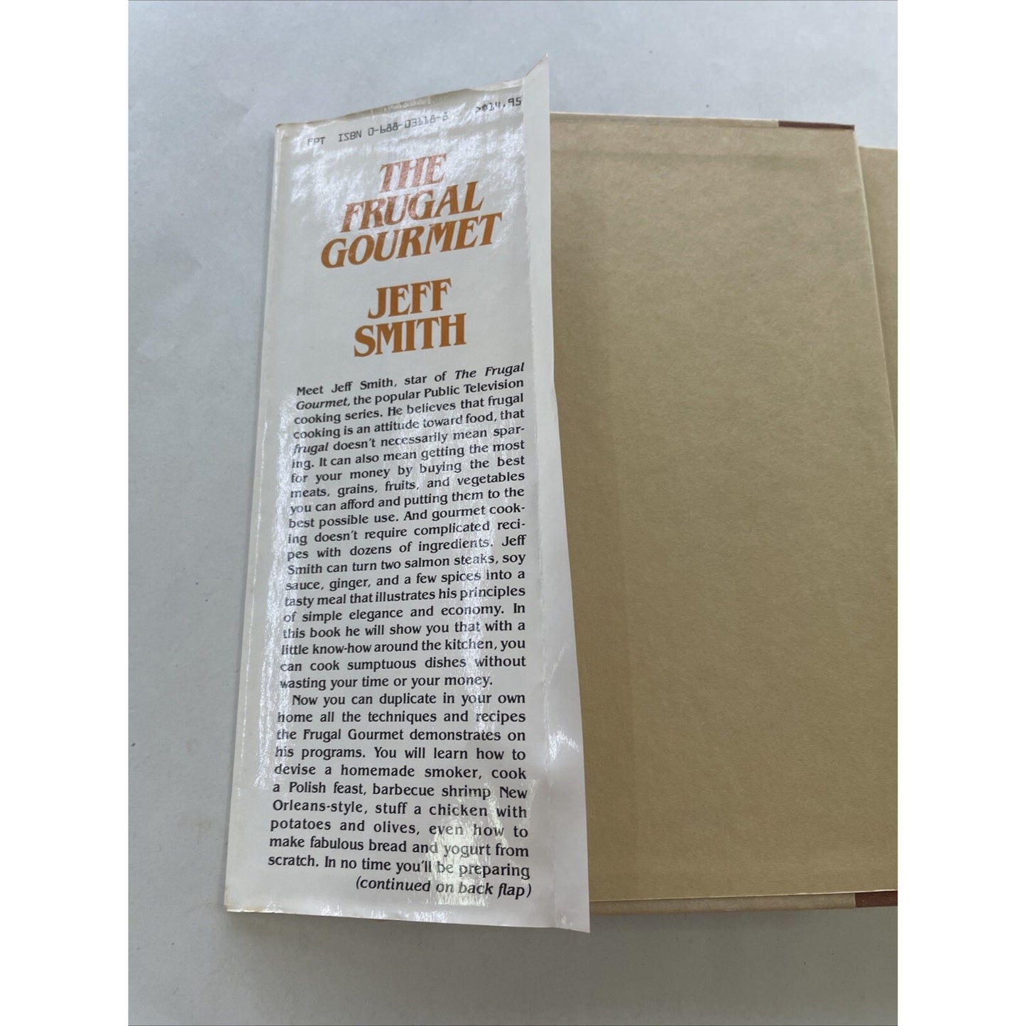 The Frugal Gourmet by Jeff Smith (1984, Hardcover)