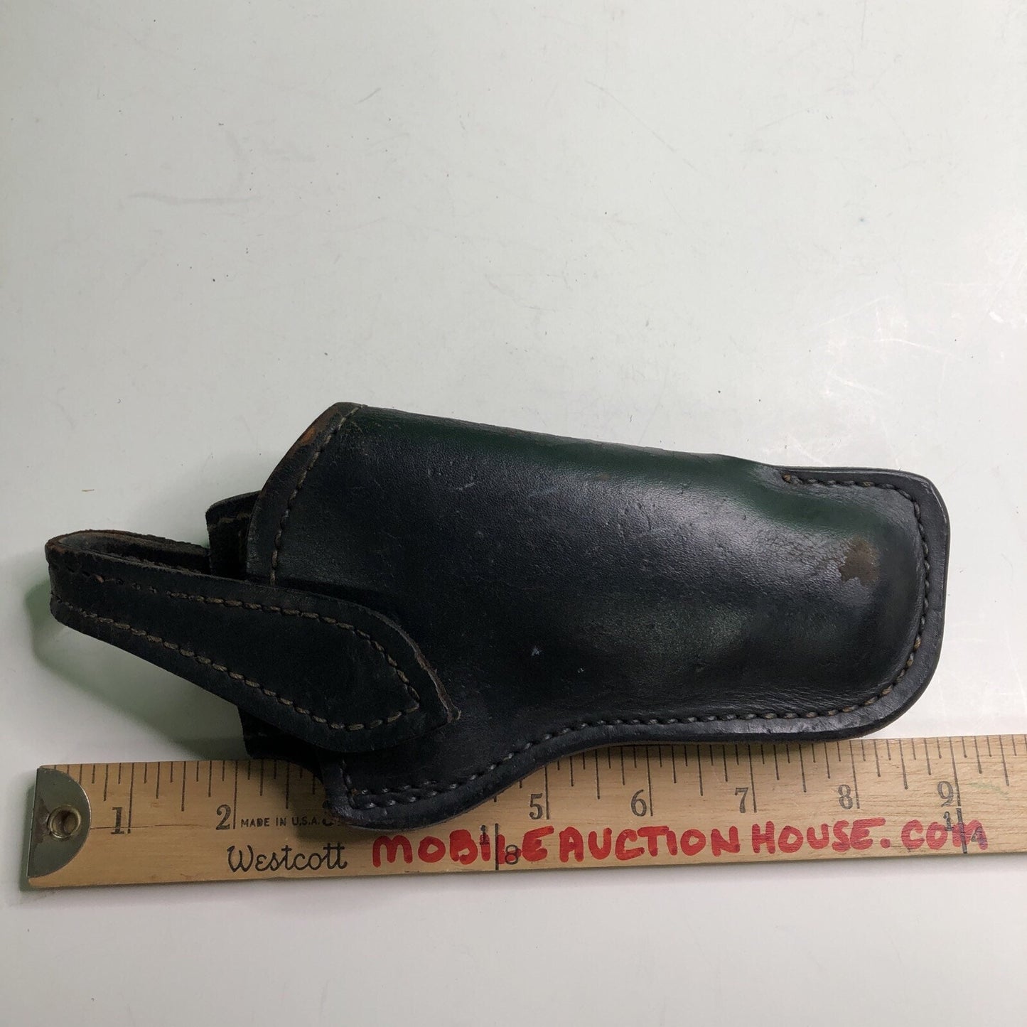 Vintage Bucheimer Black Leather Gun Holster B2604 Adjustable