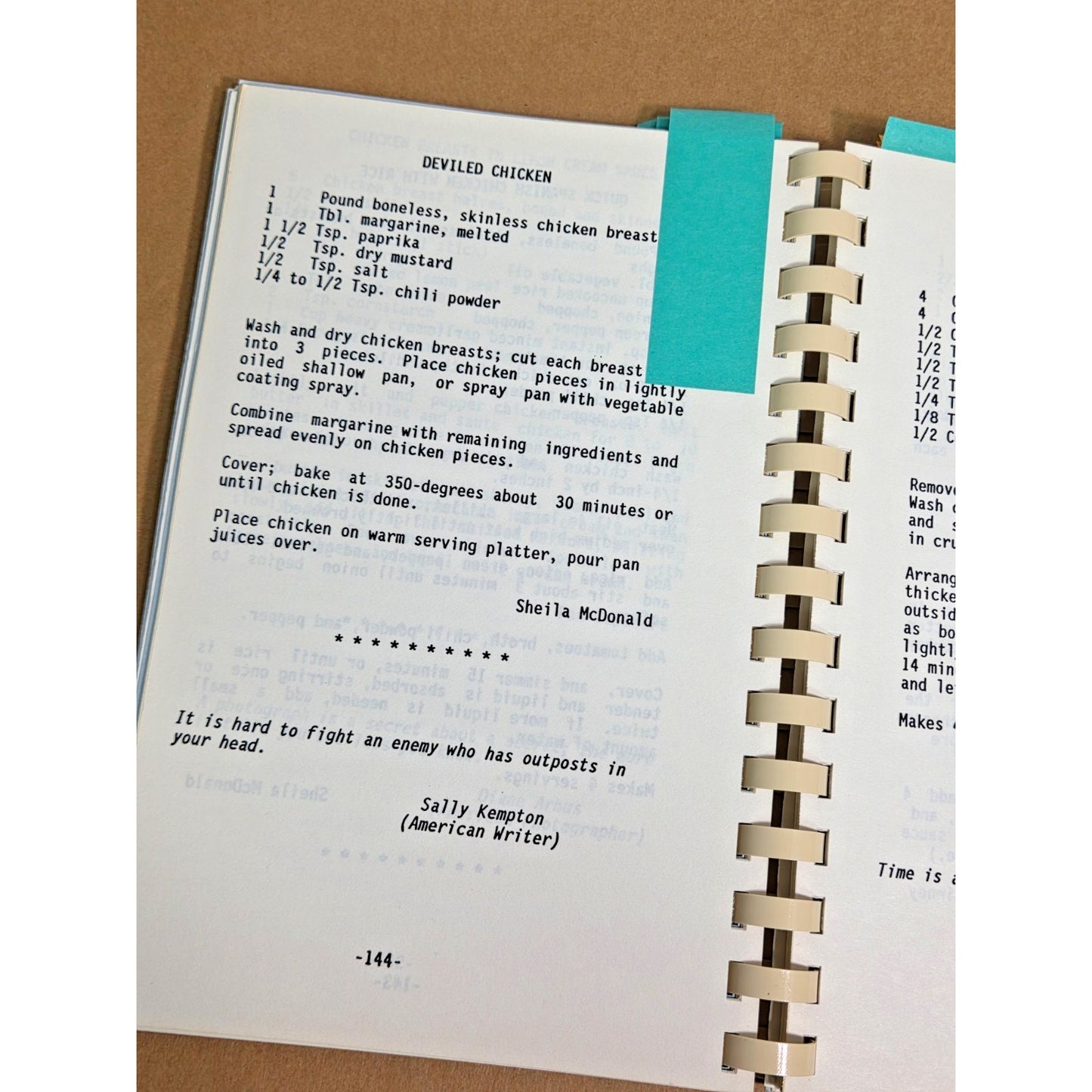 Vintage 1990 St. Andrews Arlington Texas TX Community Cookbook - First Edition