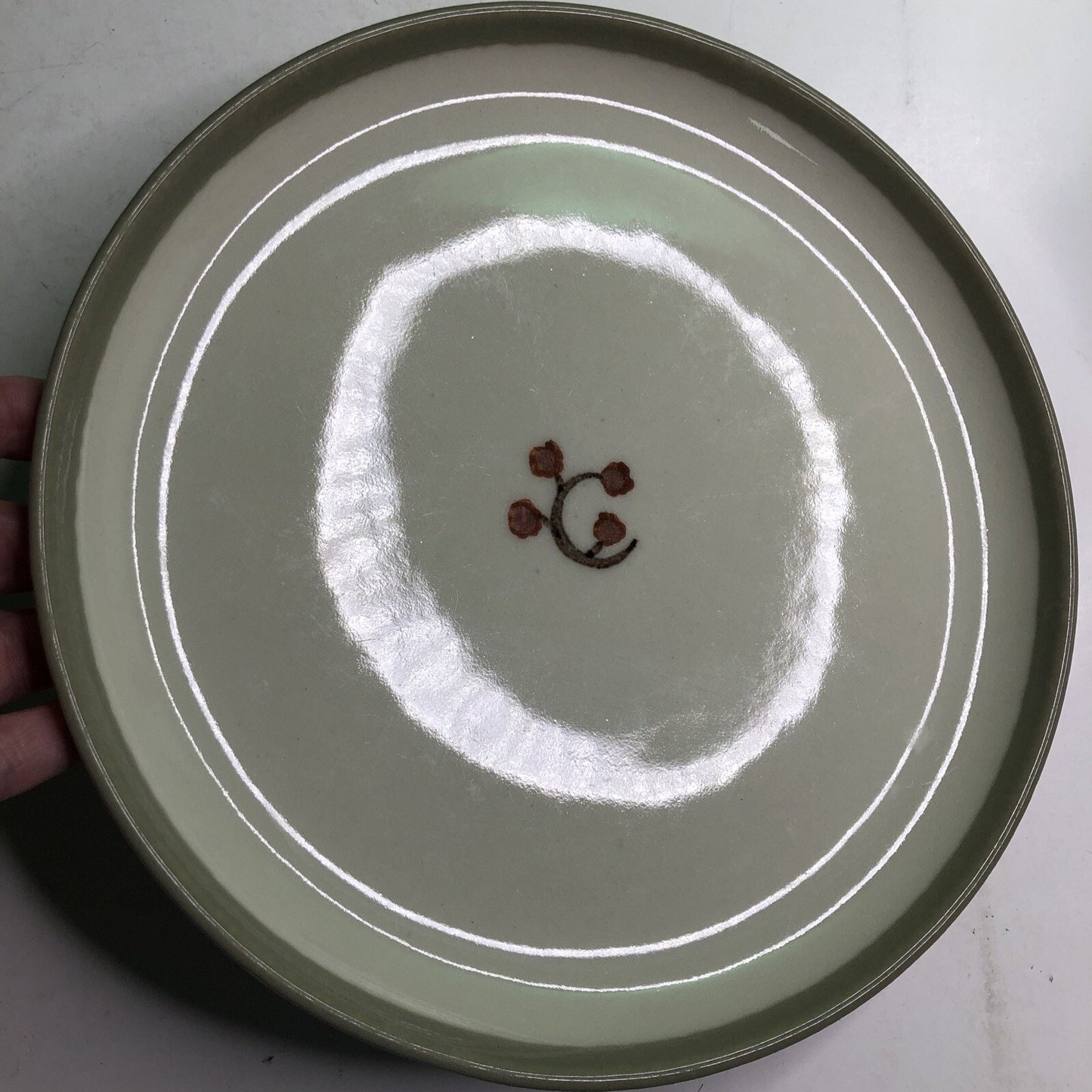 Winfield Gabriel Pasadena Pottery 10” Dinner Plate Twig & Tweed #227 Handmade