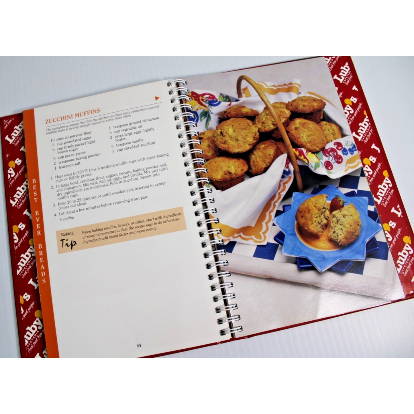 Vintage 1996 Luby's Cafeteria 50th Anniversary Recipe Collection Cookbook- RARE!