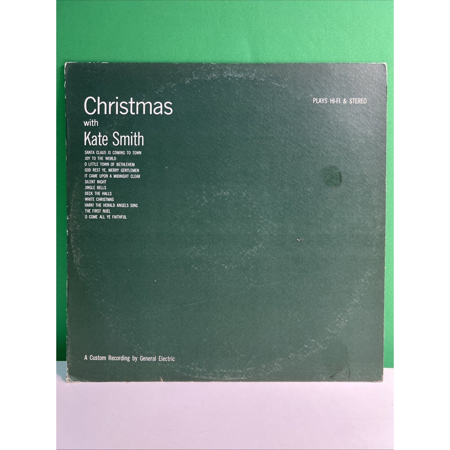 Christmas With Kate Smith A Customer Recording By General Electric LP 22S