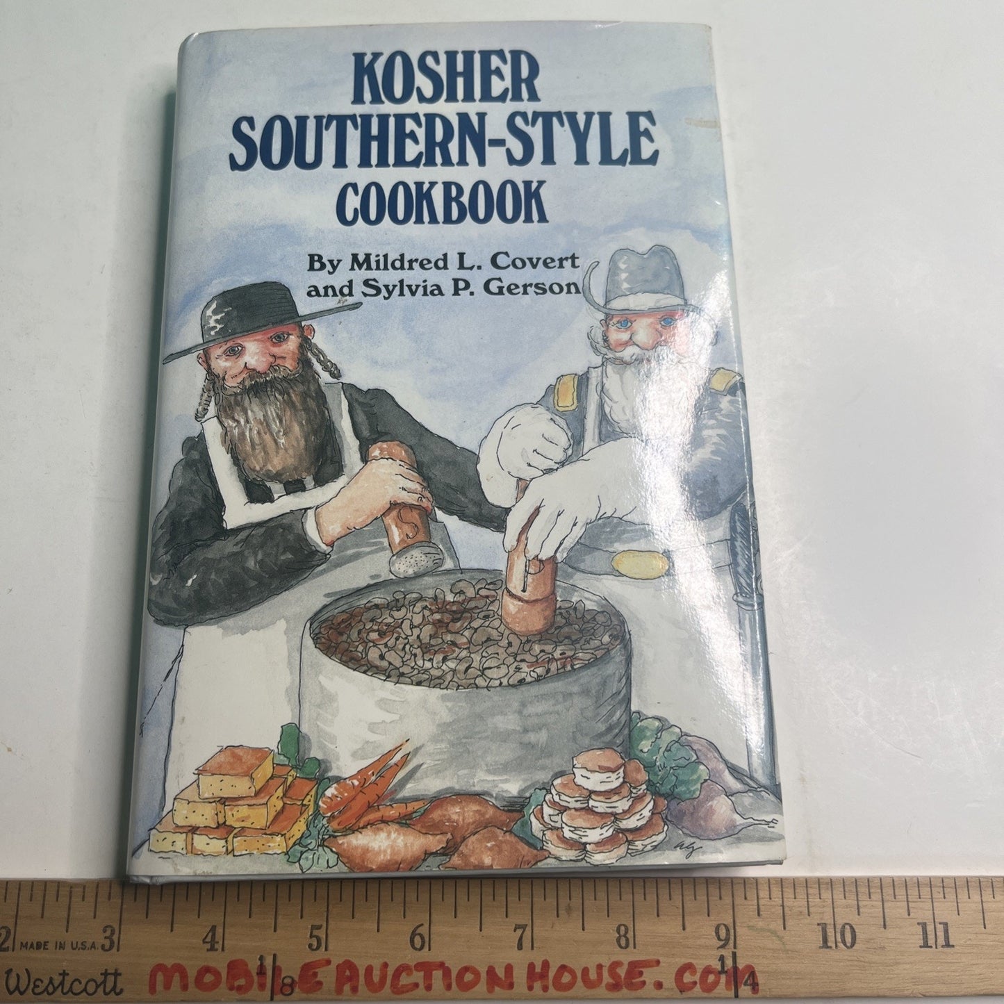 KOSHER SOUTHERN-STYLE COOKBOOK By Covert & Gerson HC DJ SIGNED BY THE AUTHOR