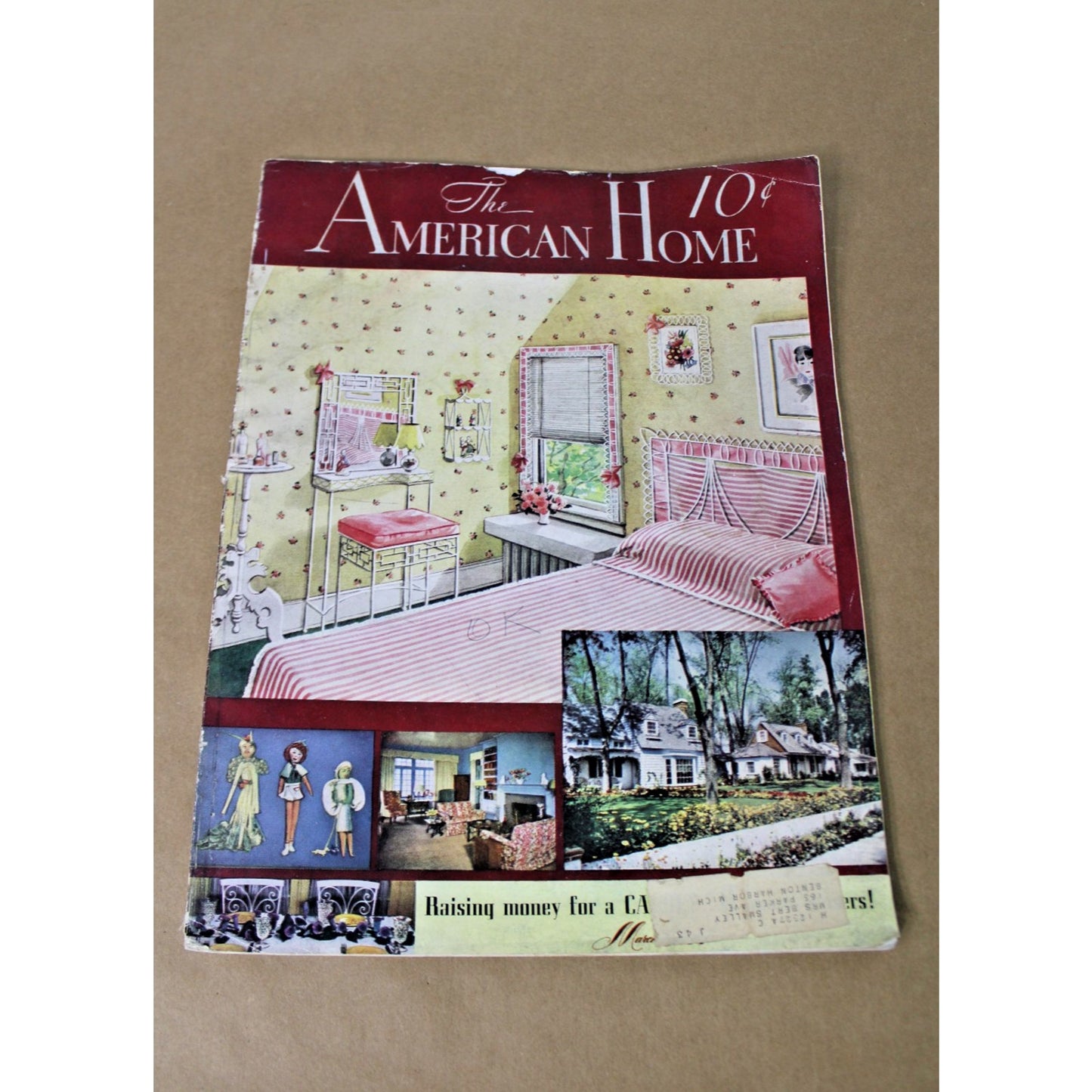 The American Home March 1941 (Pre US WWII) Homemaker Magazine, Crafts, Gardening