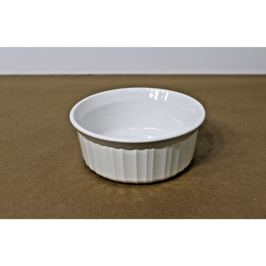 Vintage Corning Ware 5.5” French White F-16-B 500mL Sm Casserole Dish 16oz Bowl