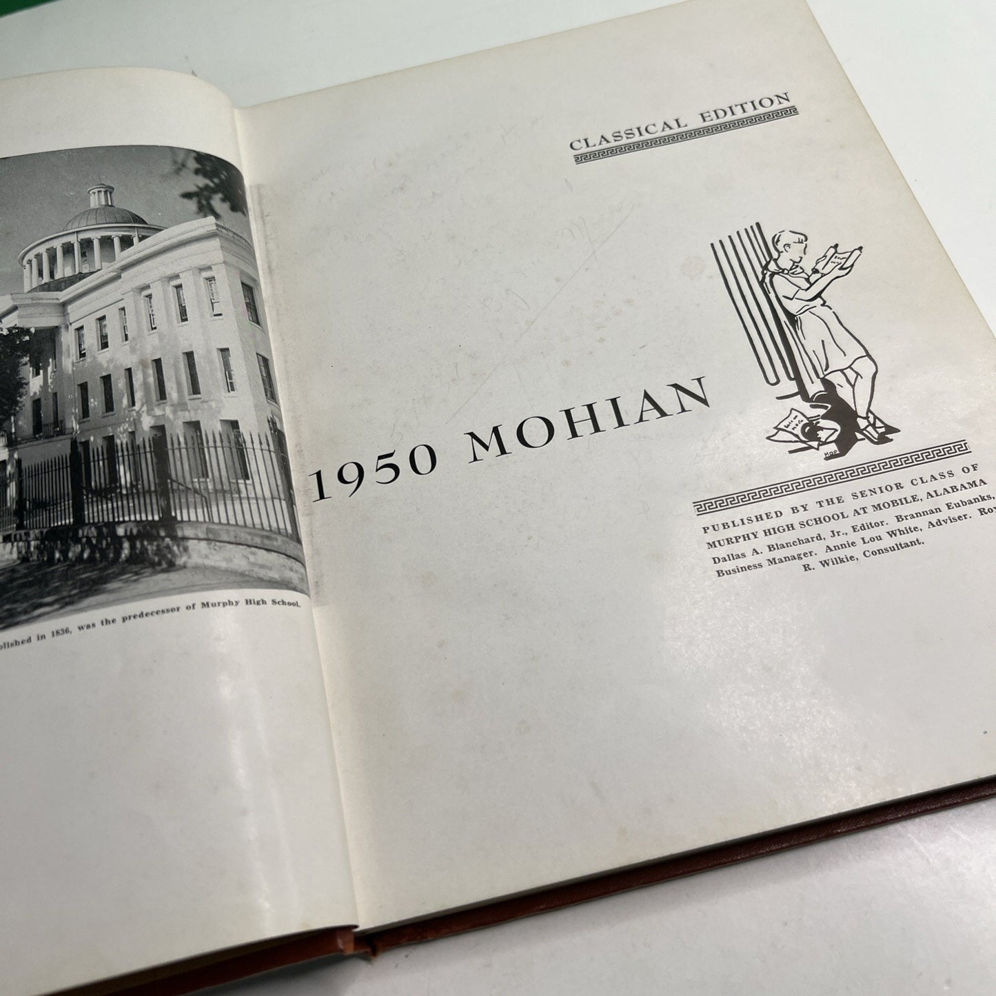 1950 MOHIAN Murphy High School Yearbook Mobile Alabama