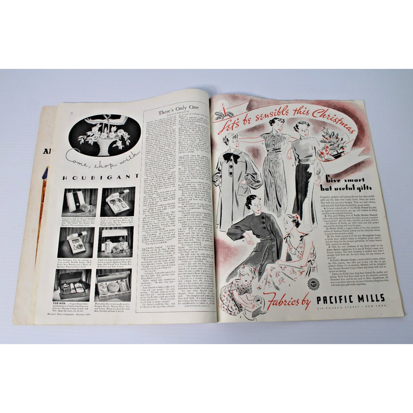 1935 December Vintage Woman's Home Companion- Upton Sinclair, Pearl Buck
