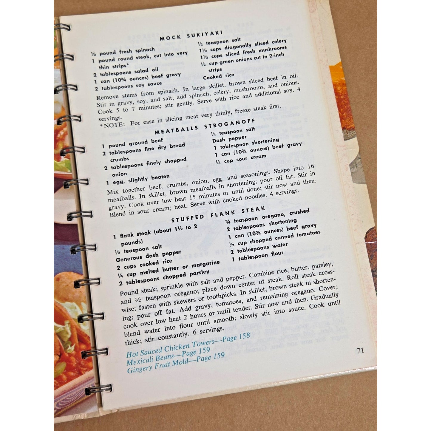 Vintage 1968 Campbell's "Easy Ways to Delicious Meals" Spiral Cookbook - MCM