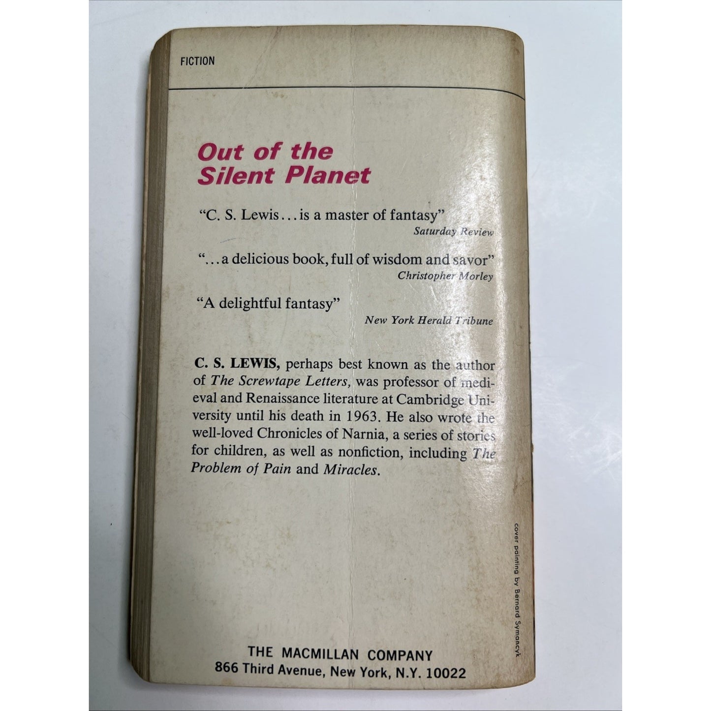 Out of the Silent Planet 1965 Ninth Printing 1970 Paperback By C. S. Lewis
