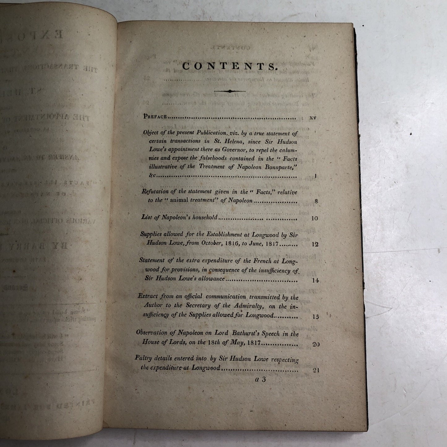 Exposition Transactions Napoleon St. Helena Barry E. O’Meara Sir Hudson Lowe