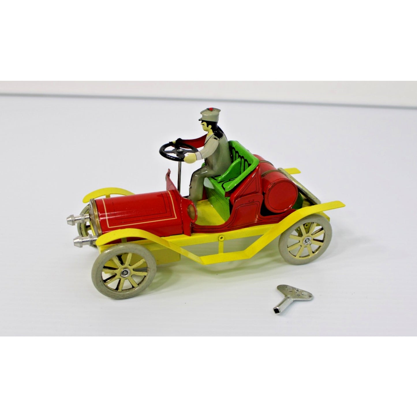 Boxed Wind-up Tin Toy Collectible Car w/ Key MS267- New Old Stock, VTG Nostalgia