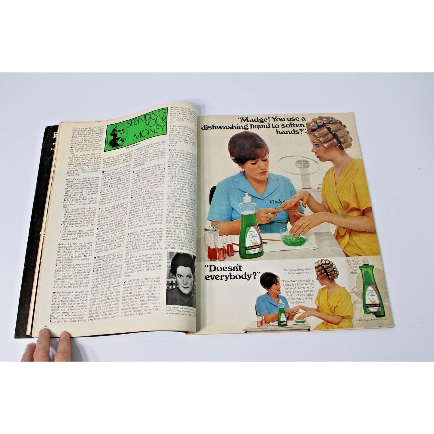 1968 Dec. Ladies' Home Journal Magazine- Jackie Kennedy, Katherine Hepburn, Ads