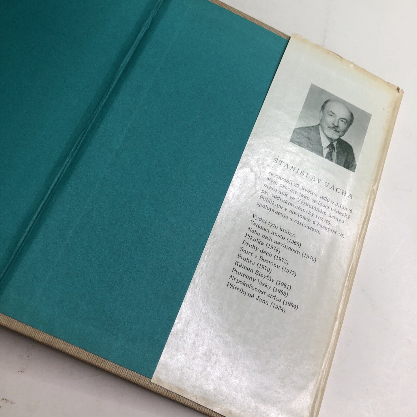 1987 Czech Novel HC DJ Jdi Za Sv’ym Snem Signed By Author Stanislav Vacha