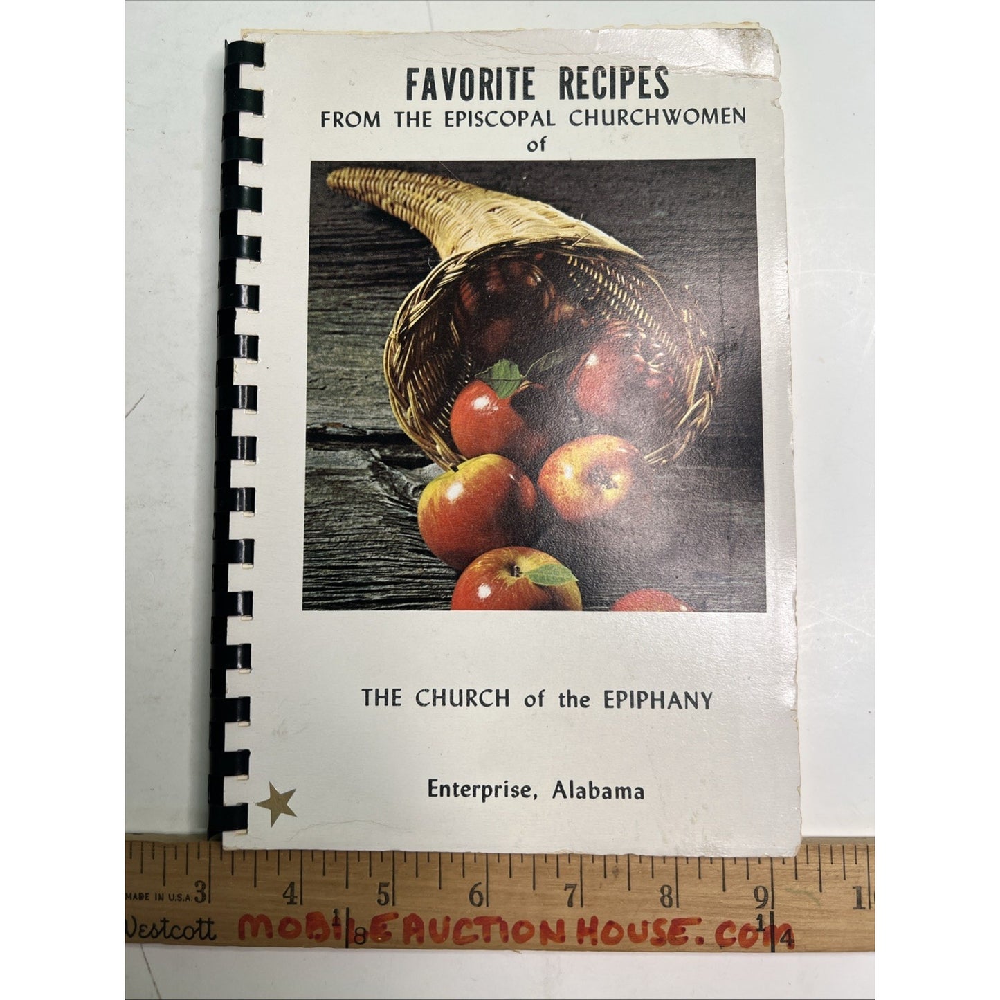 1971 Cookbook Recipes Episcopal Churchwomen Church Epiphany Enterprise Alabama
