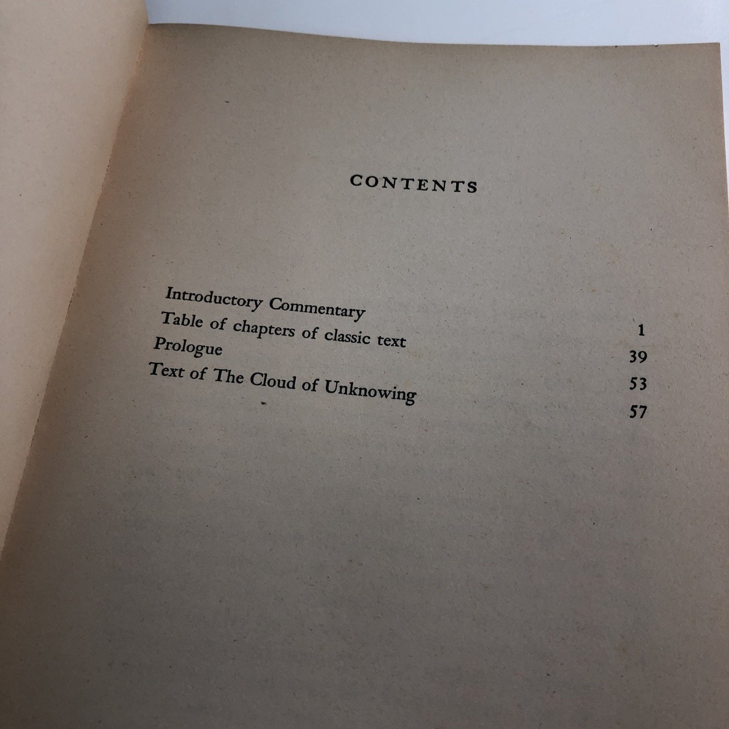 The Cloud Of Unknowing 1957 Third Printing Ira Progoff Paperback