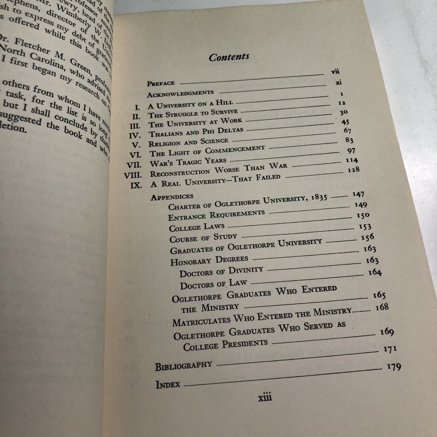 College Life At Old Oglethorpe By Allen P. Tankersley 1951 HB SIGNED BY AUTHOR