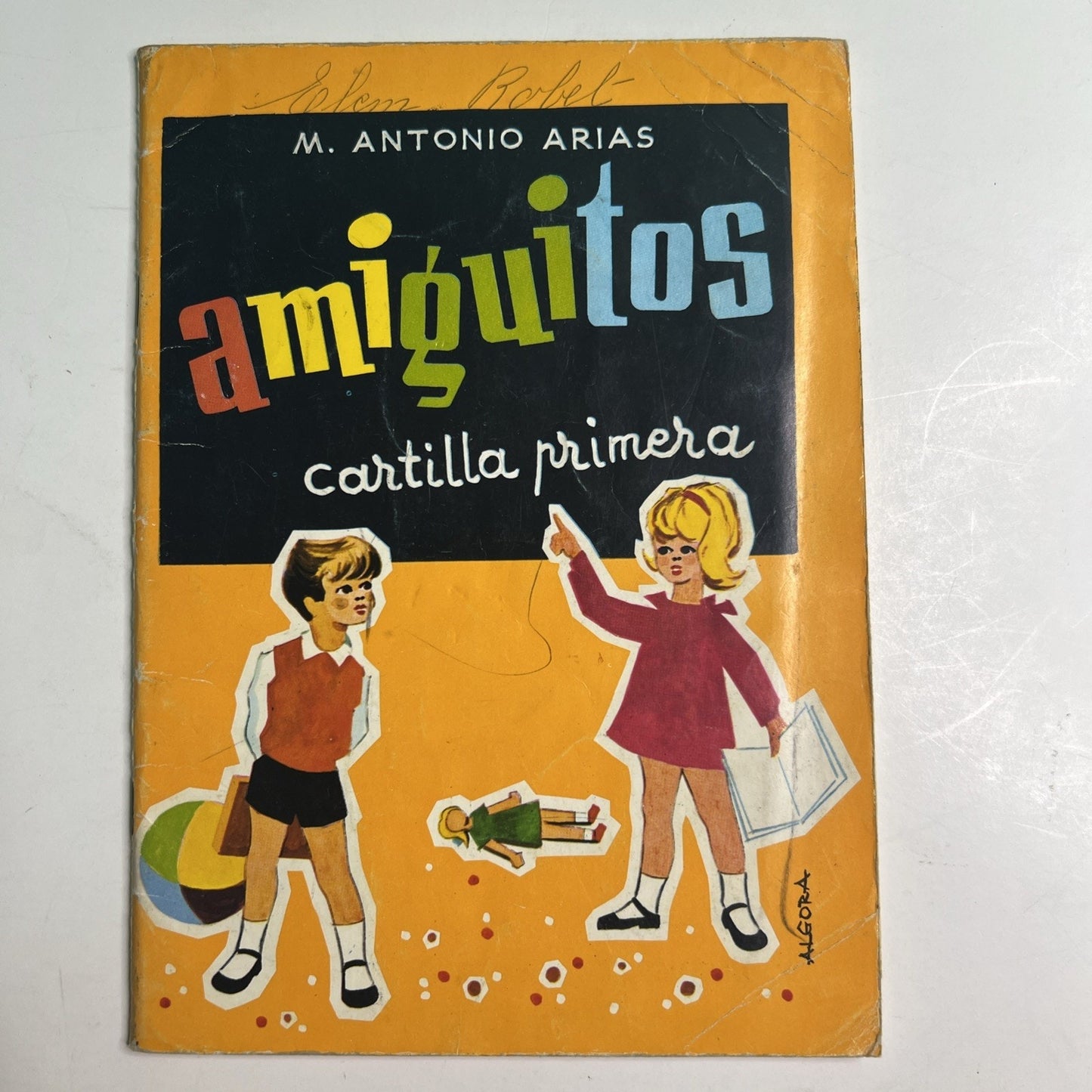 1969 Spanish 1st Primer LITTLE FRIENDS Amiguitos Cartilla Primera PB by Arias