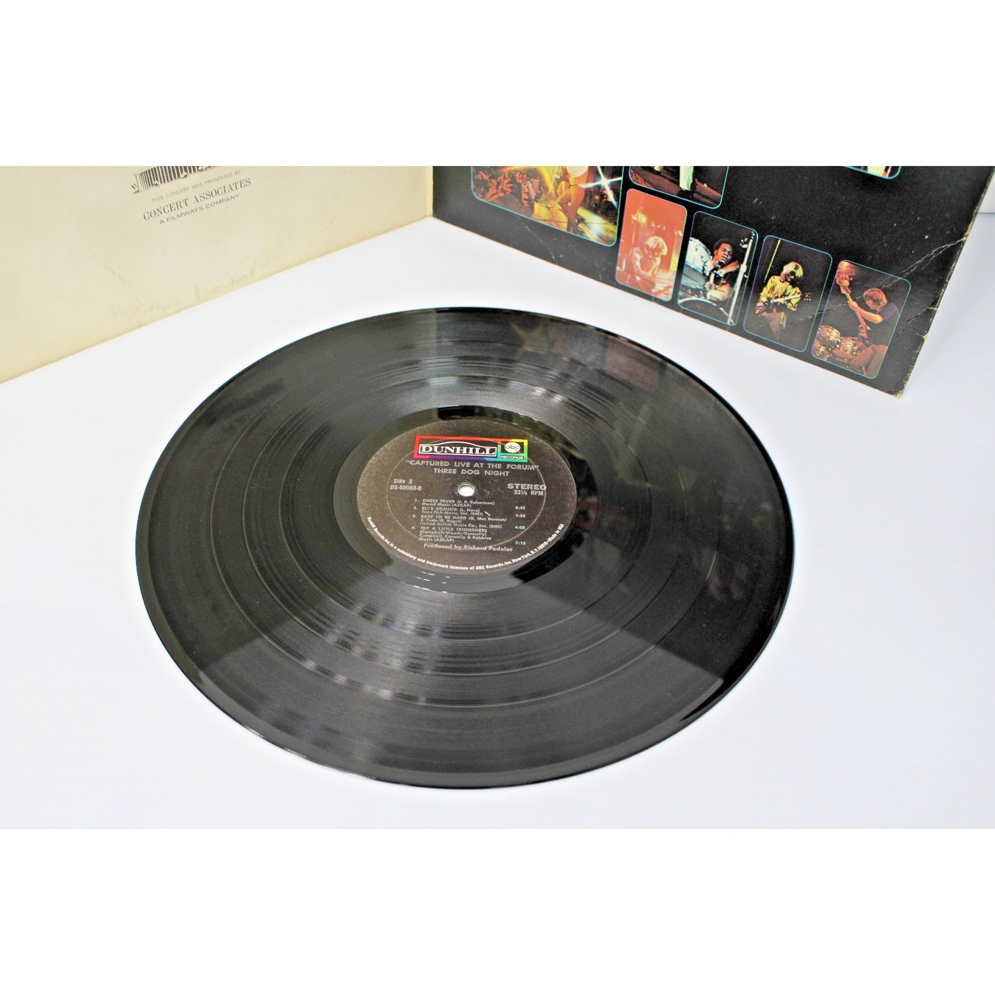 Three Dog Night- Captured LIVE At The Forum, 1972 ABC Records DS 50068 LP- VG+