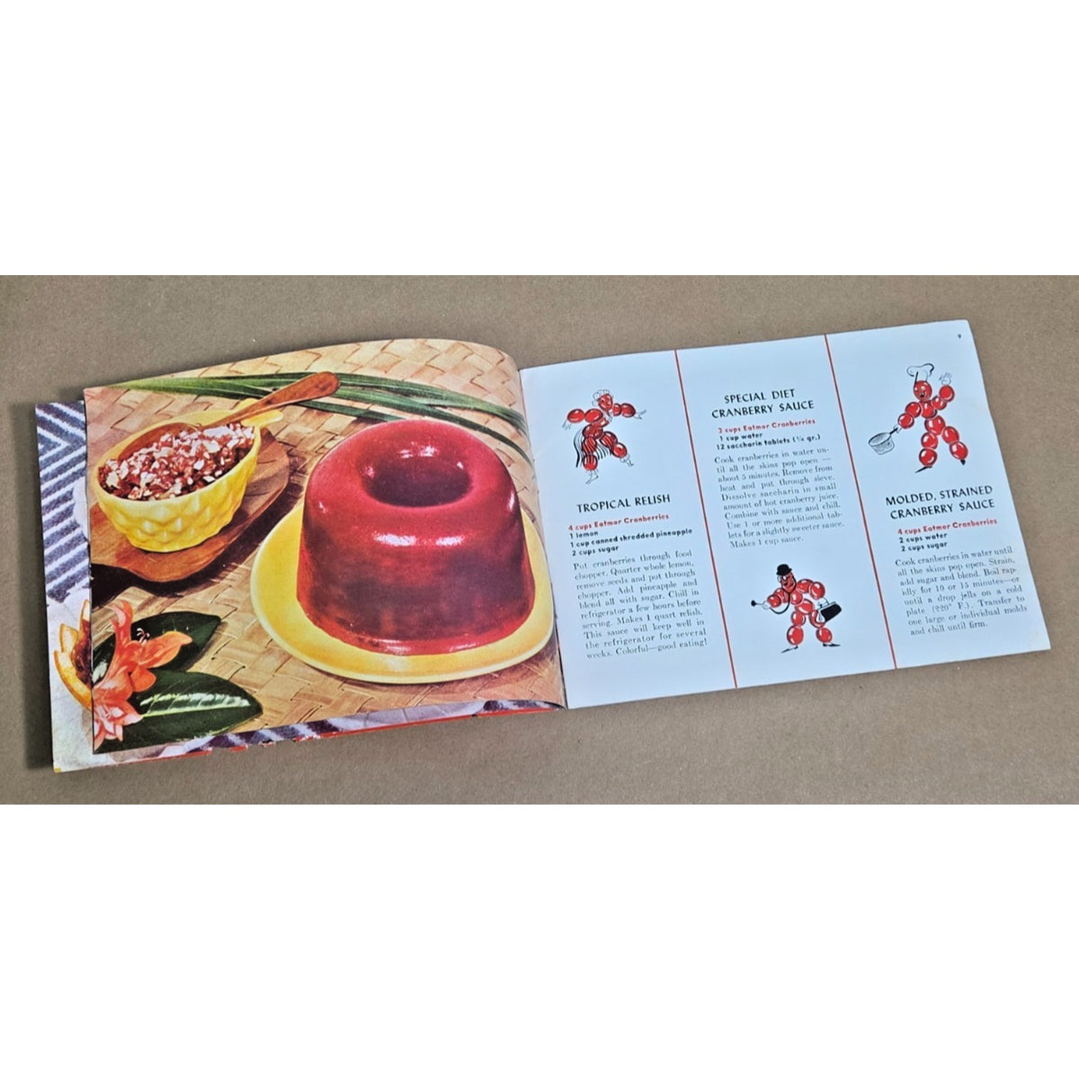 Rare Vintage Eatmor Cranberries Recipe Booklet - Mid-Century Ephemera