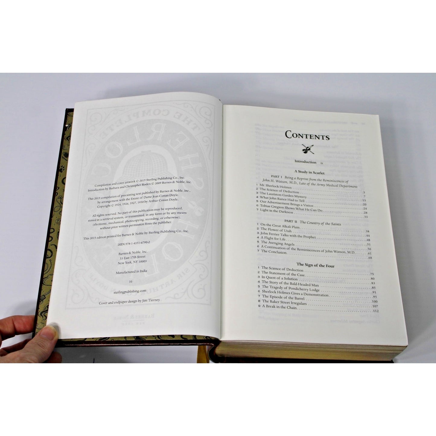The Complete Sherlock Holmes- Arthur Conan Doyle Leather-Bound Gilt Edition 2015