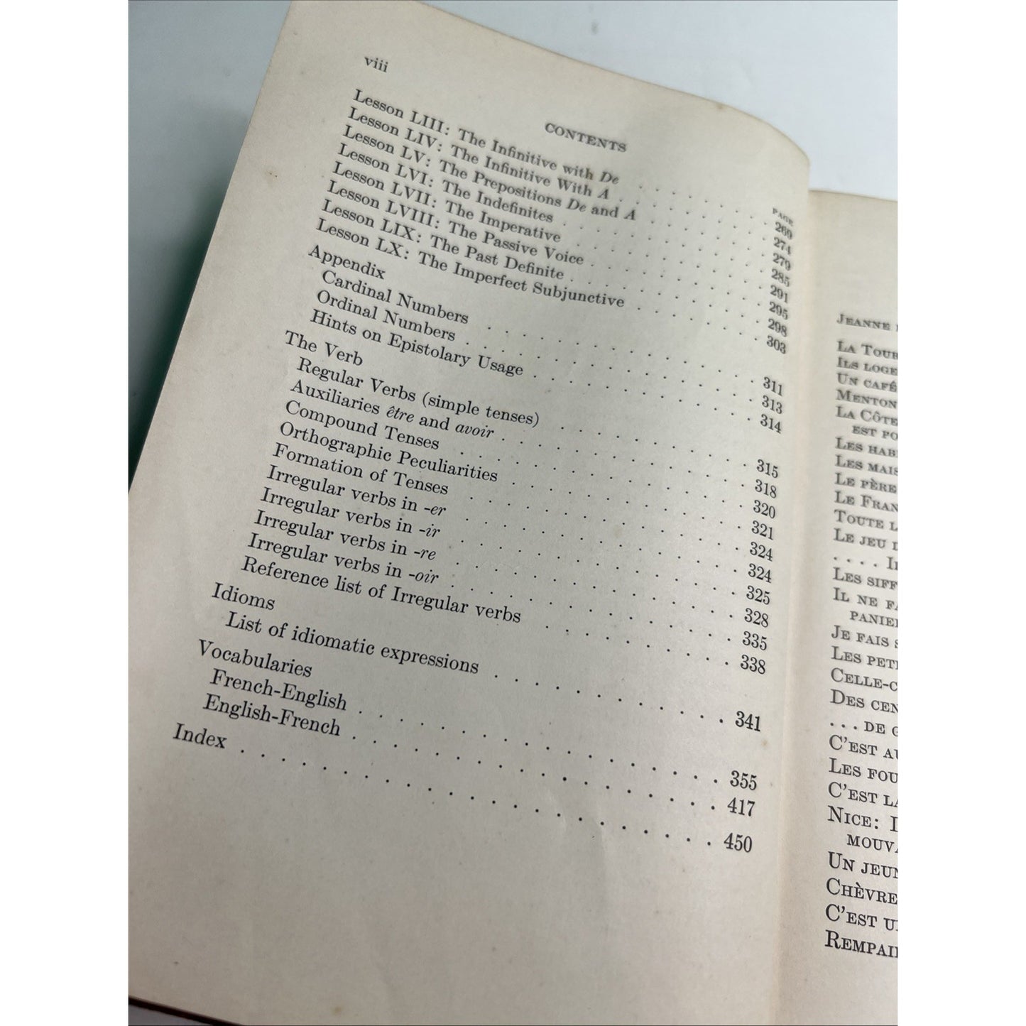 An Elementary French Grammar by A. Marinoni & L. A. Passarelli, 1932 HC Revised