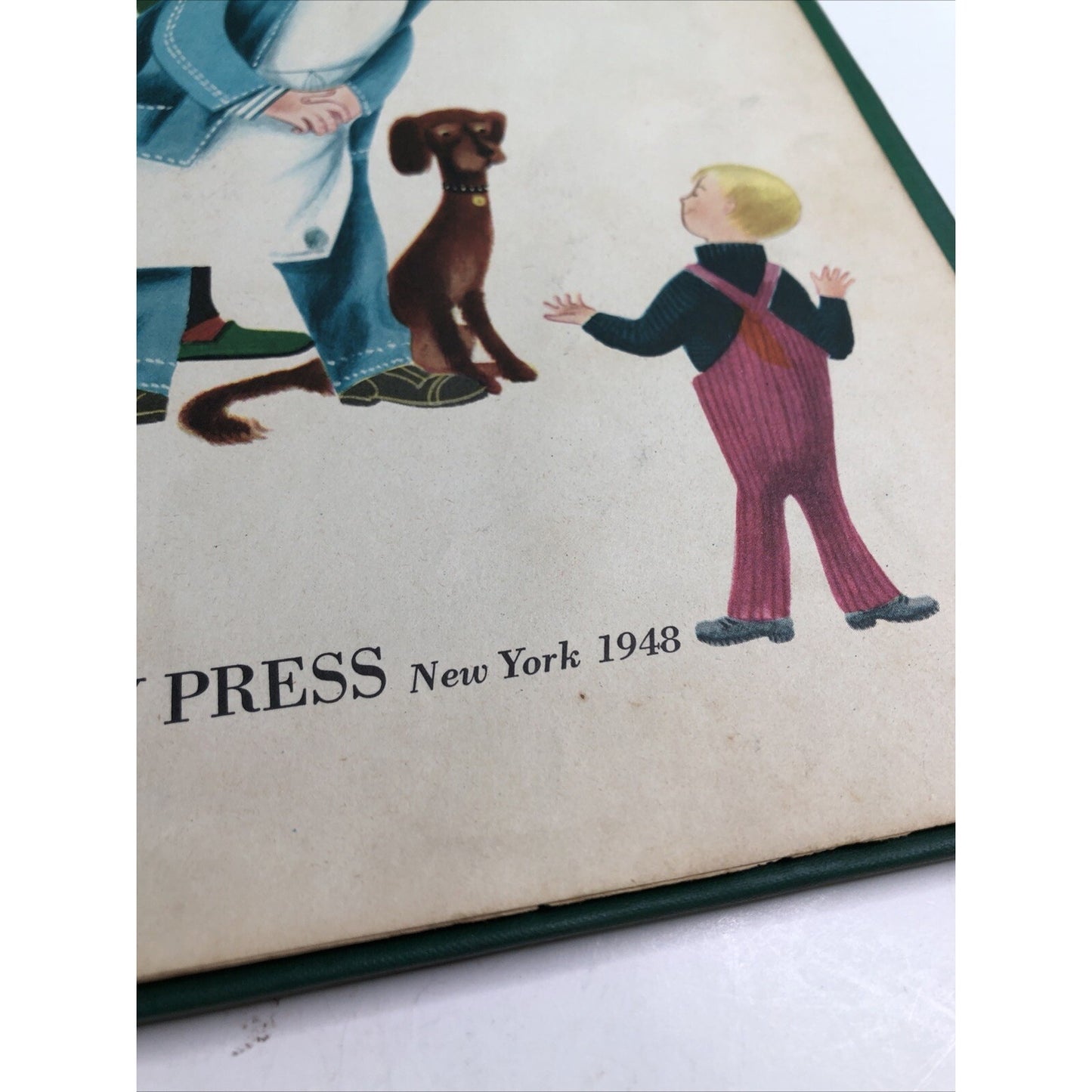 Amos and the Moon by Jan B. Balet 1st Ed. 1948 Oxford University Press ExLibrary