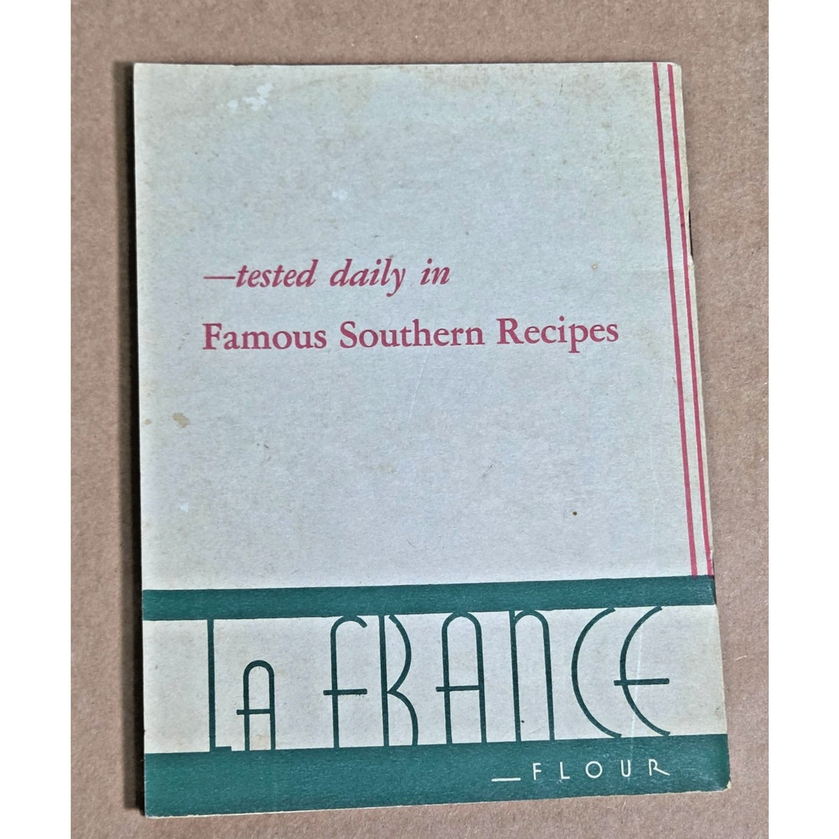 Vintage La France Flour Prize Recipes Booklet - Morten Milling Co. Dallas, TX