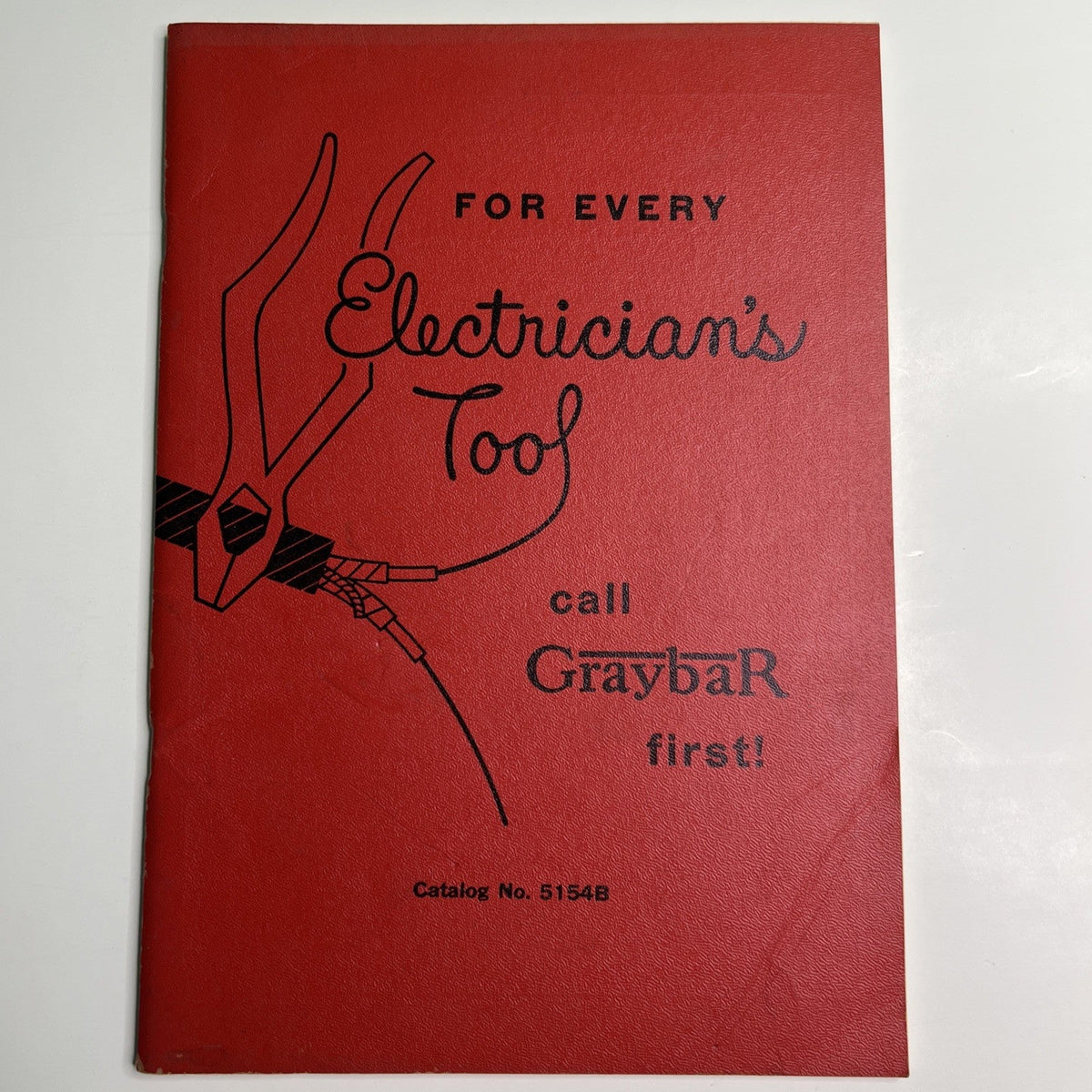 Vintage Graybar Catalog #5154B 1955 Electrician’s Tools 80 Pages Illustrated