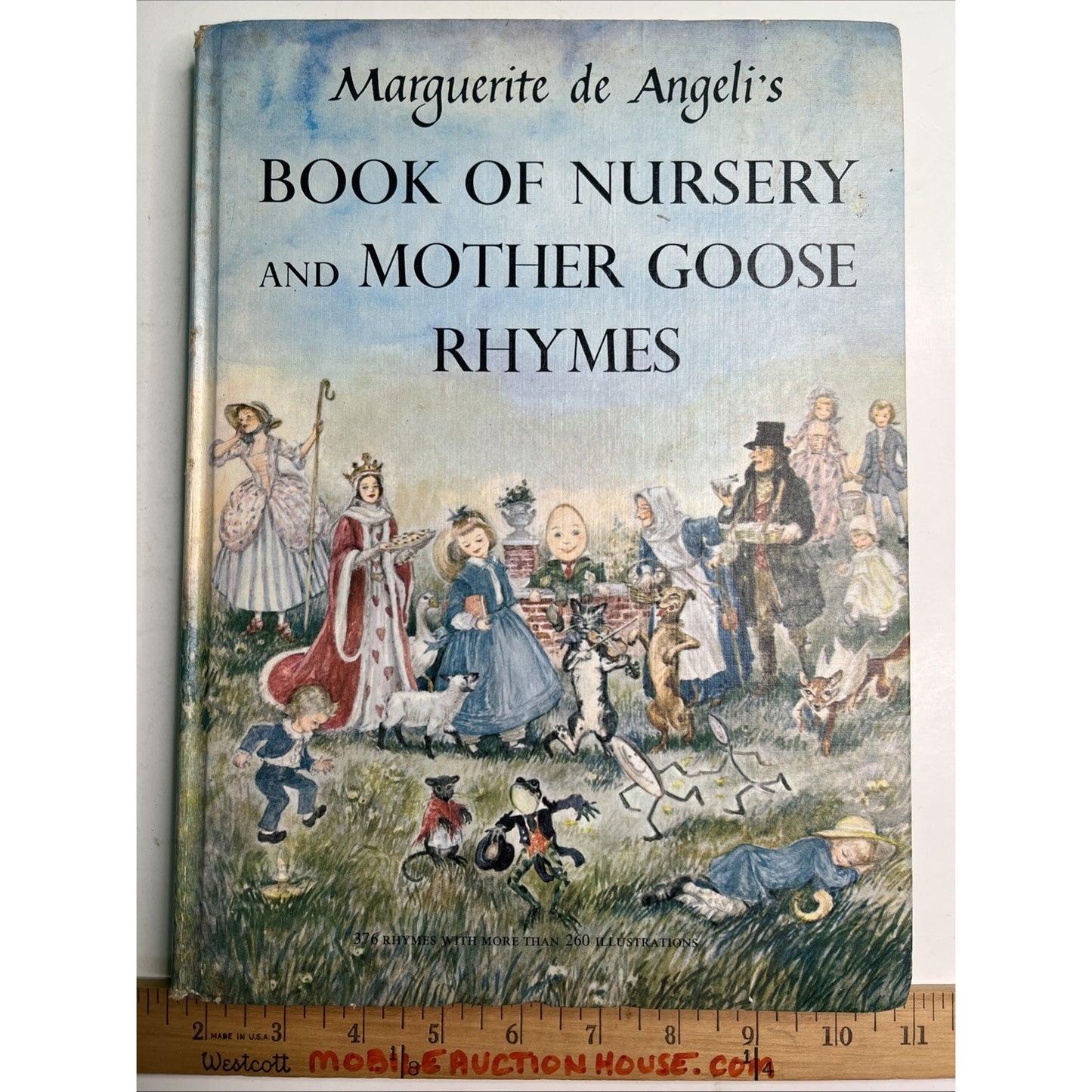 Marguerite de Angeli's Book of Nursery & Mother Goose Rhymes HC Illustrated RARE