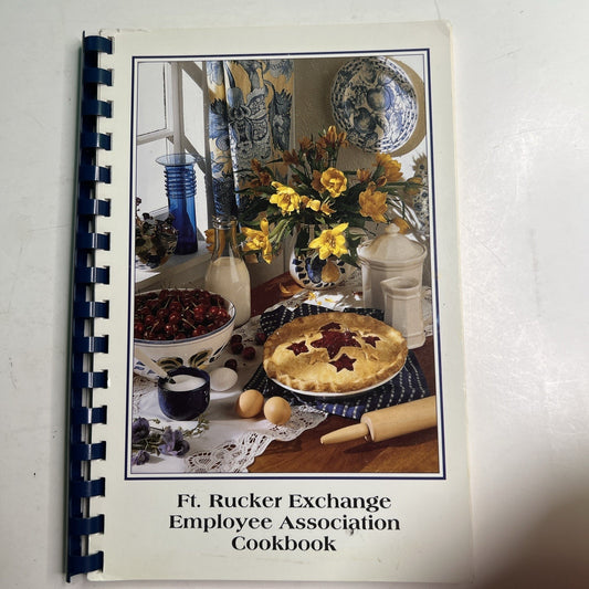 1994 Ft. Rucker Exchange Employee Association Cookbook Comb Bound