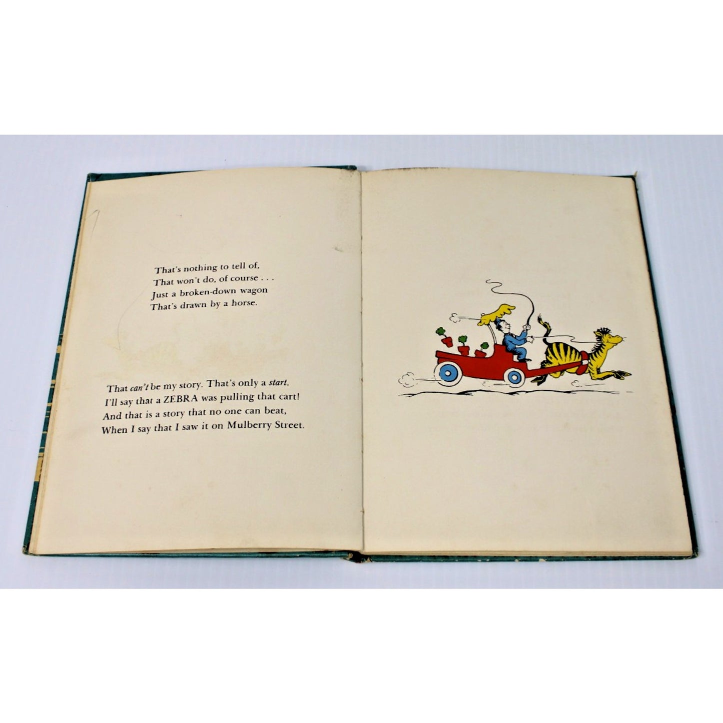 Out-of-print 1957 Dr. Suess "And To Think That I Saw It On Mulberry Street"