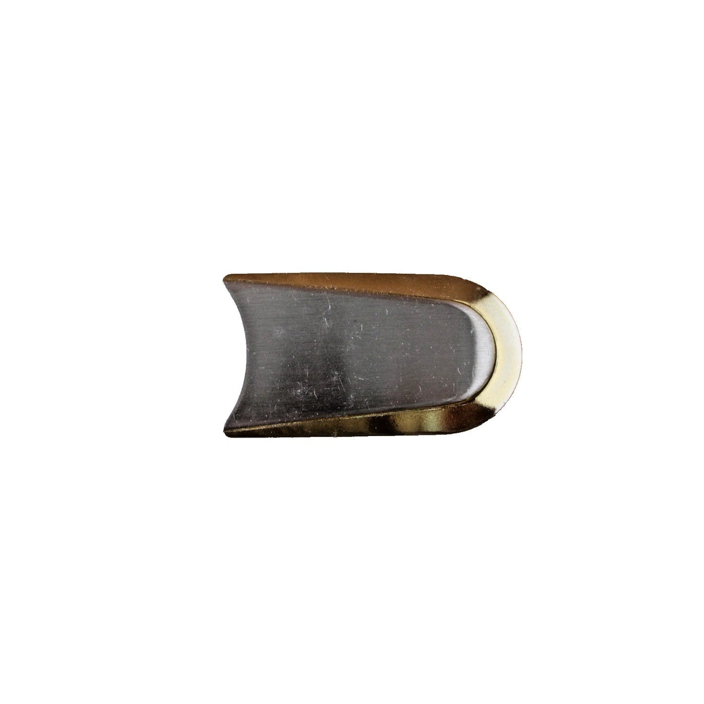 Vintage Two-tone Silver & Gold Belt Buckle, Simple Geometric Art Deco-Inspired