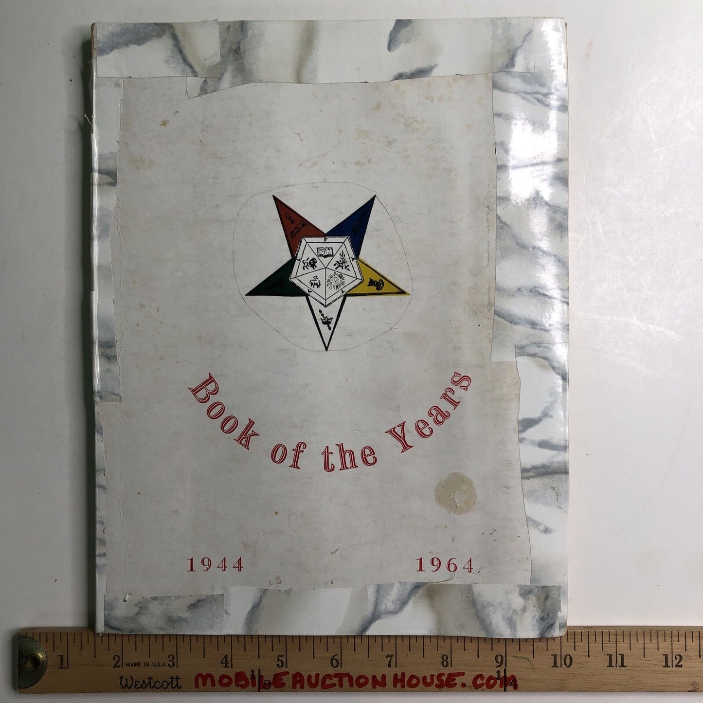 1944 1964 Book Of Years Eastern Star Of Bethlehem New York Yearbook Masonic