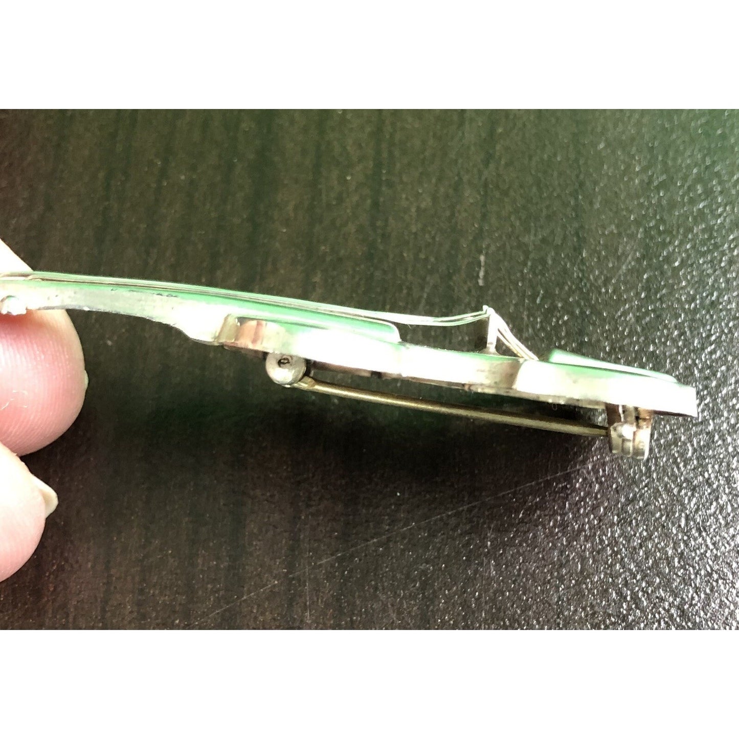 Vintage Lang Sterling Silver Violin Cello Pin Brooch 2.4"x.75" Music Instrument