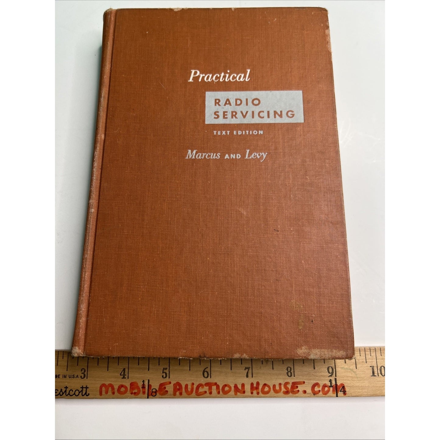 1955 Practical Radio Servicing by Alex Levy & William Marcus 2nd Ed HC