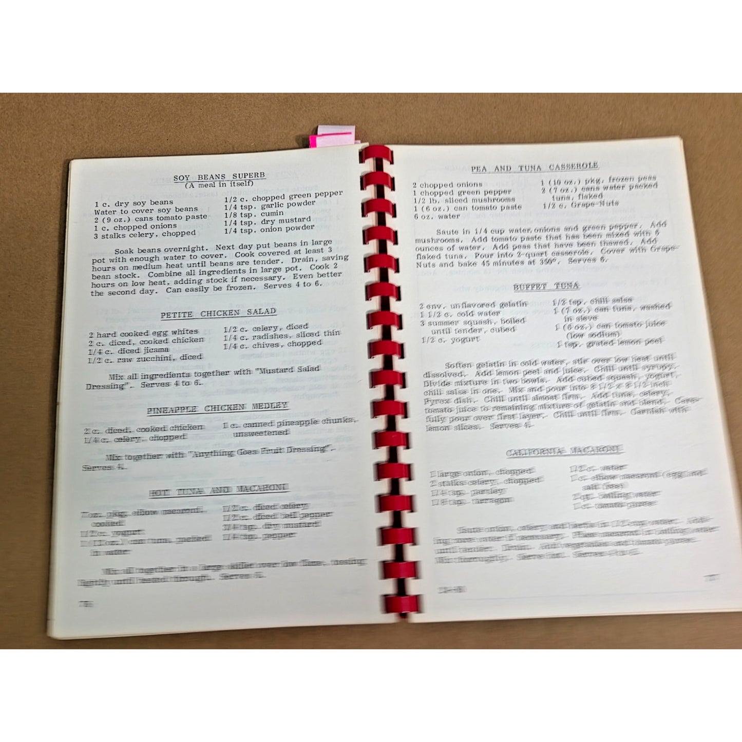 Vintage 1980 Healthy Cookbook- No Salt No Sugar No Fats- Kallison & Stoliar