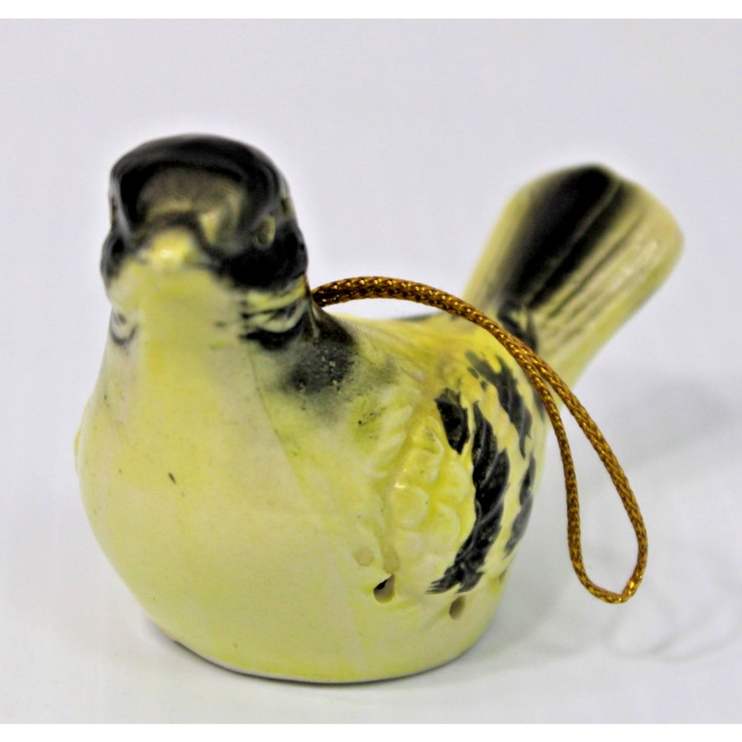 Vintage I.W. Rice & Co. Goldfinch Hanging Ornament/ Sachet- Irice Import- Japan
