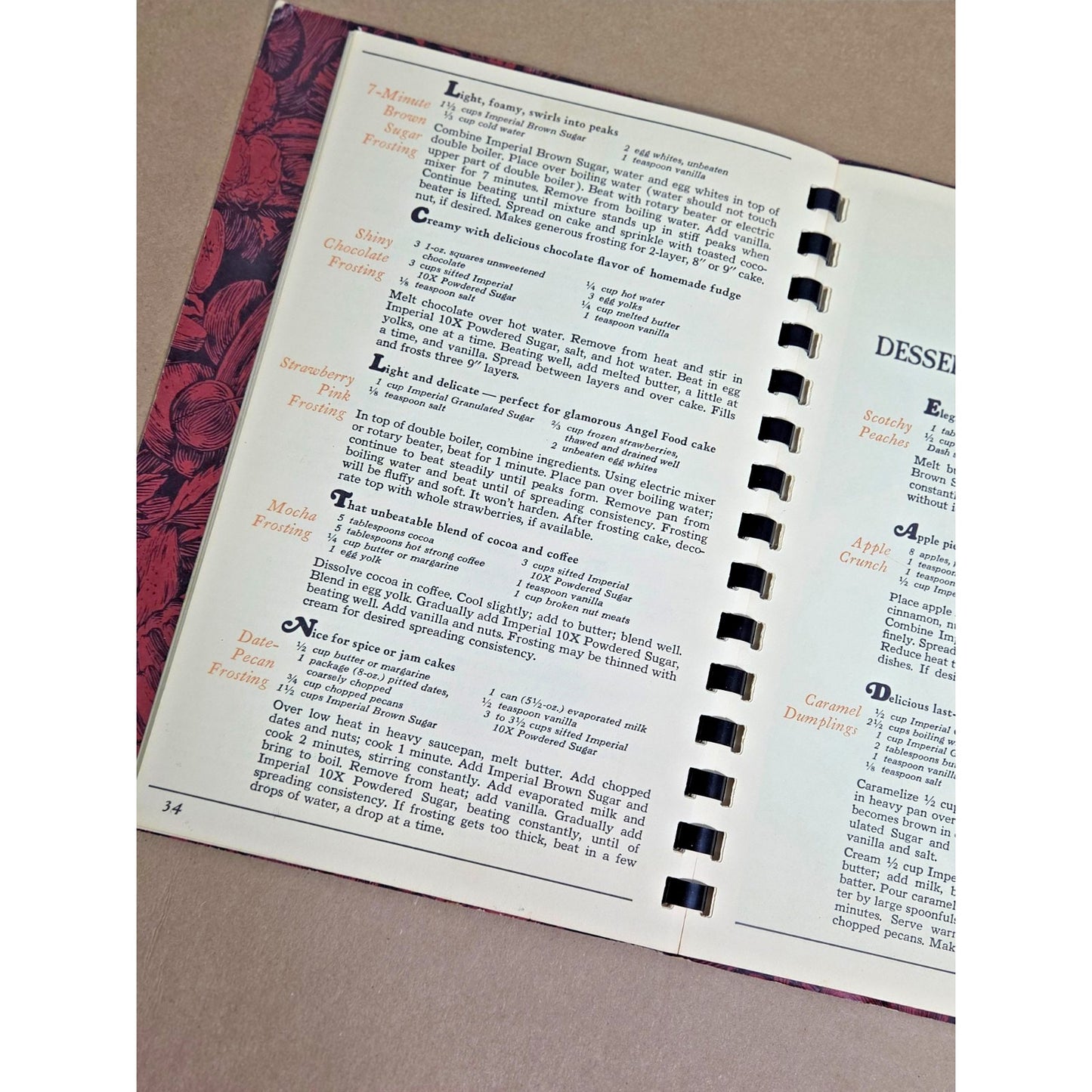 Vintage 1968 Imperial Sugar 125th Anniversary Cookbook - Retro Texas Recipes TX