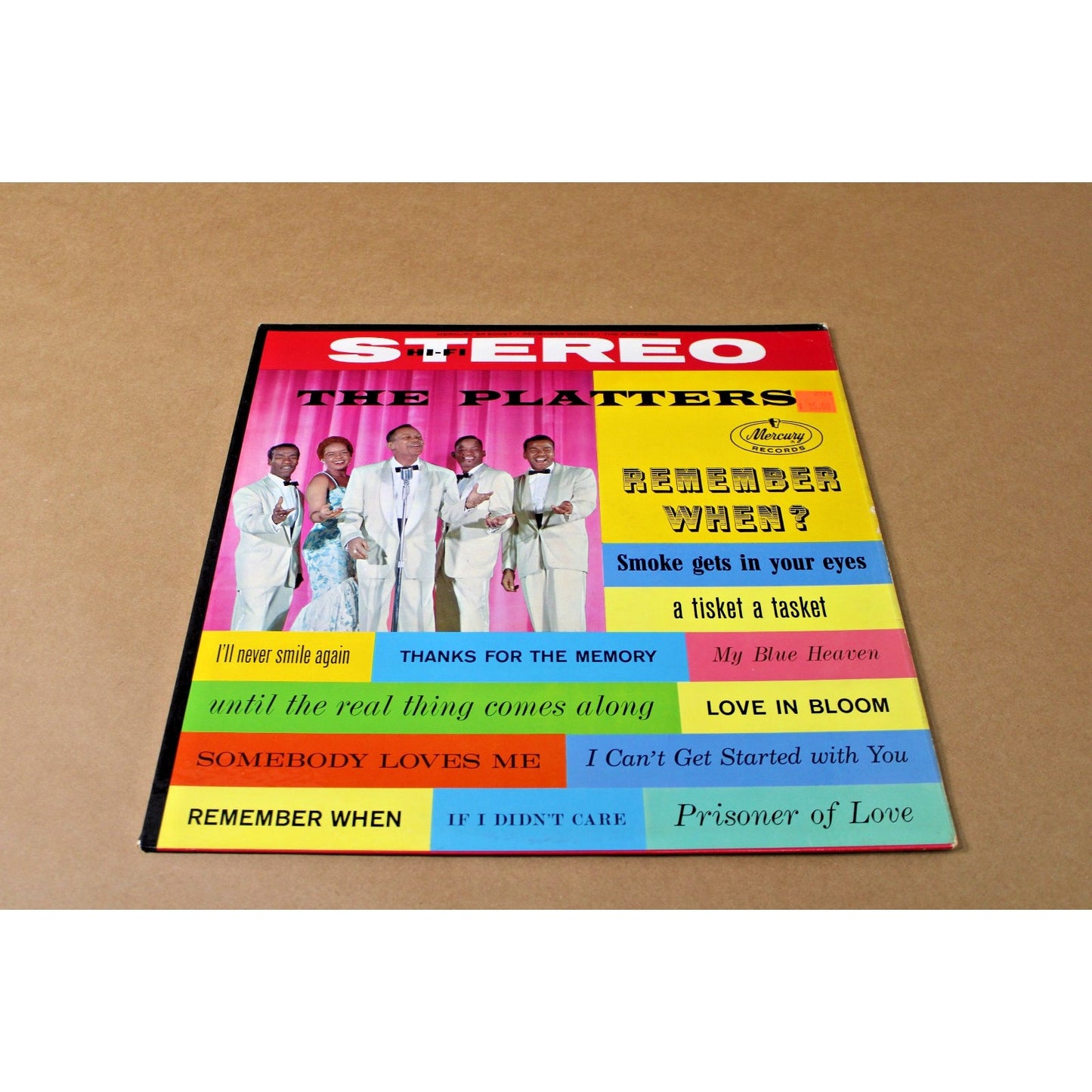 1959 LP The Platters "Remember When?" Pop R&B Nostalgic Crooners
