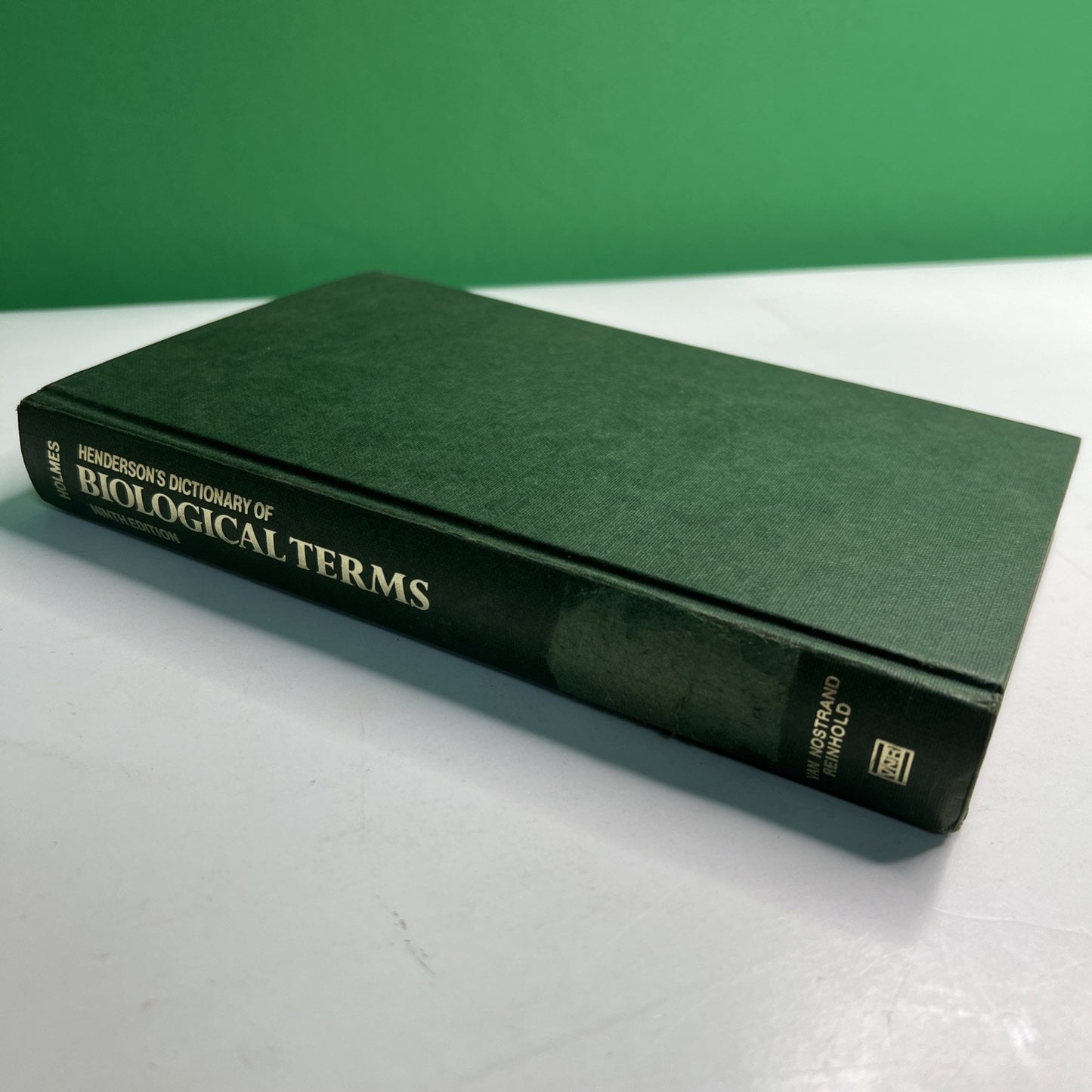 Henderson’s Dictionary of Biological Terms 9th Edition By Sandra Holmes HC 1979