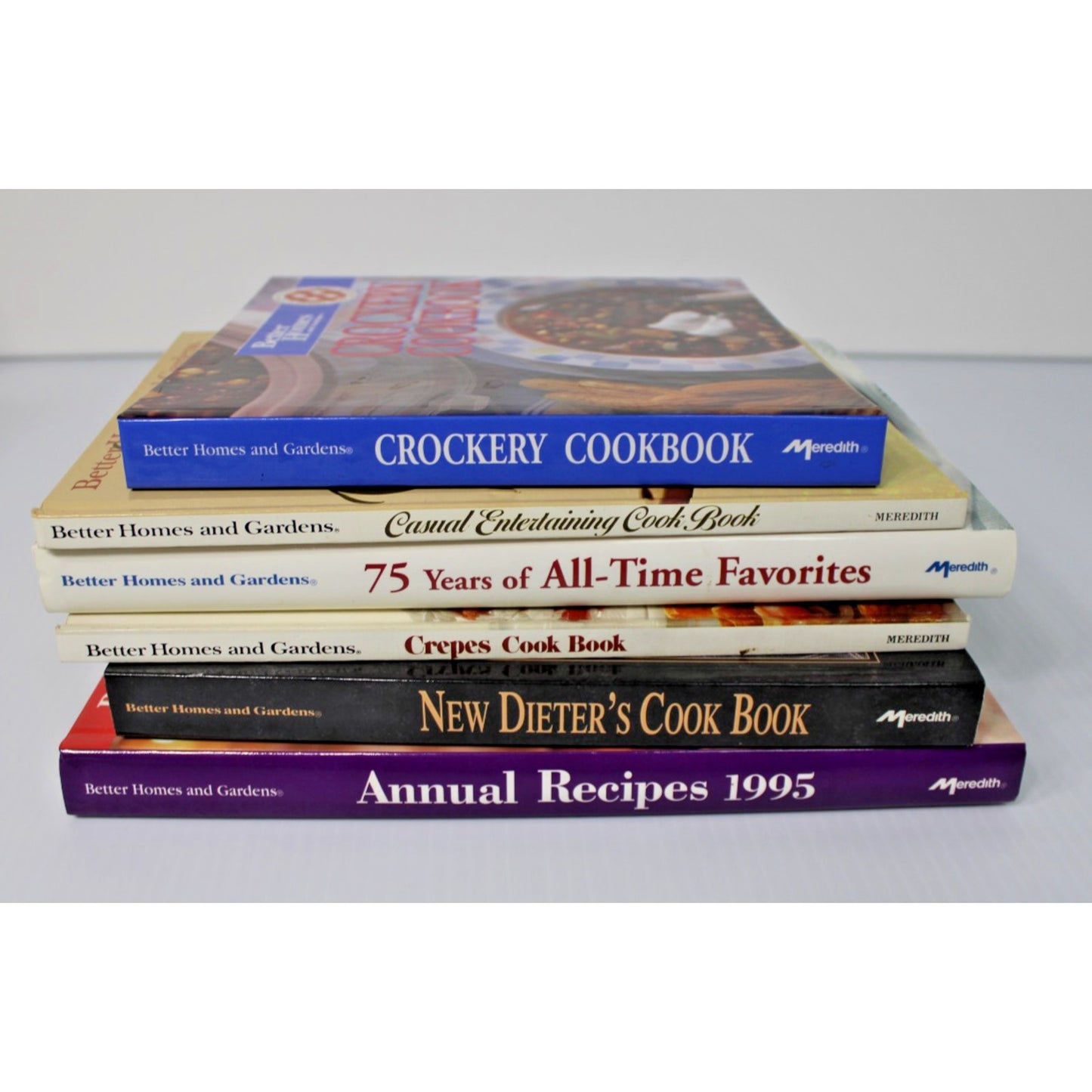 6 Vintage Better Homes & Gardens Cookbooks: All-Time Favorites, Casual Dining