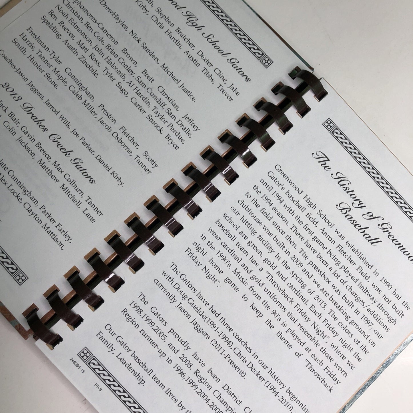 2013 Recipes From The Swamp Bowling Green, Kentucky Cookbook Greenwood High