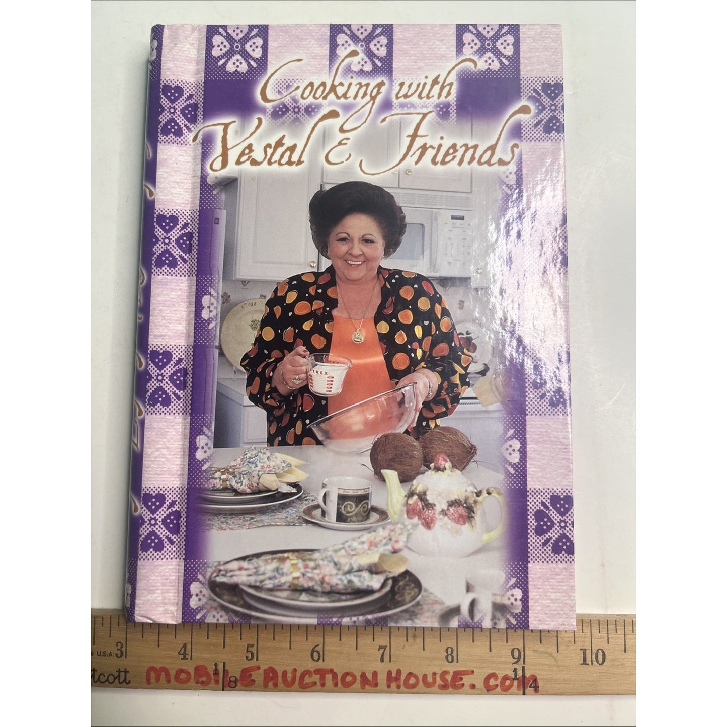 1999 Cooking with Vestal & Friends Cookbook Celebrity Recipes Spiral Bound