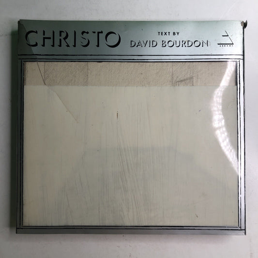 CHRISTO Rare Art Book Vintage David Bourdon c1970 Color Plates & Photos HC DJ