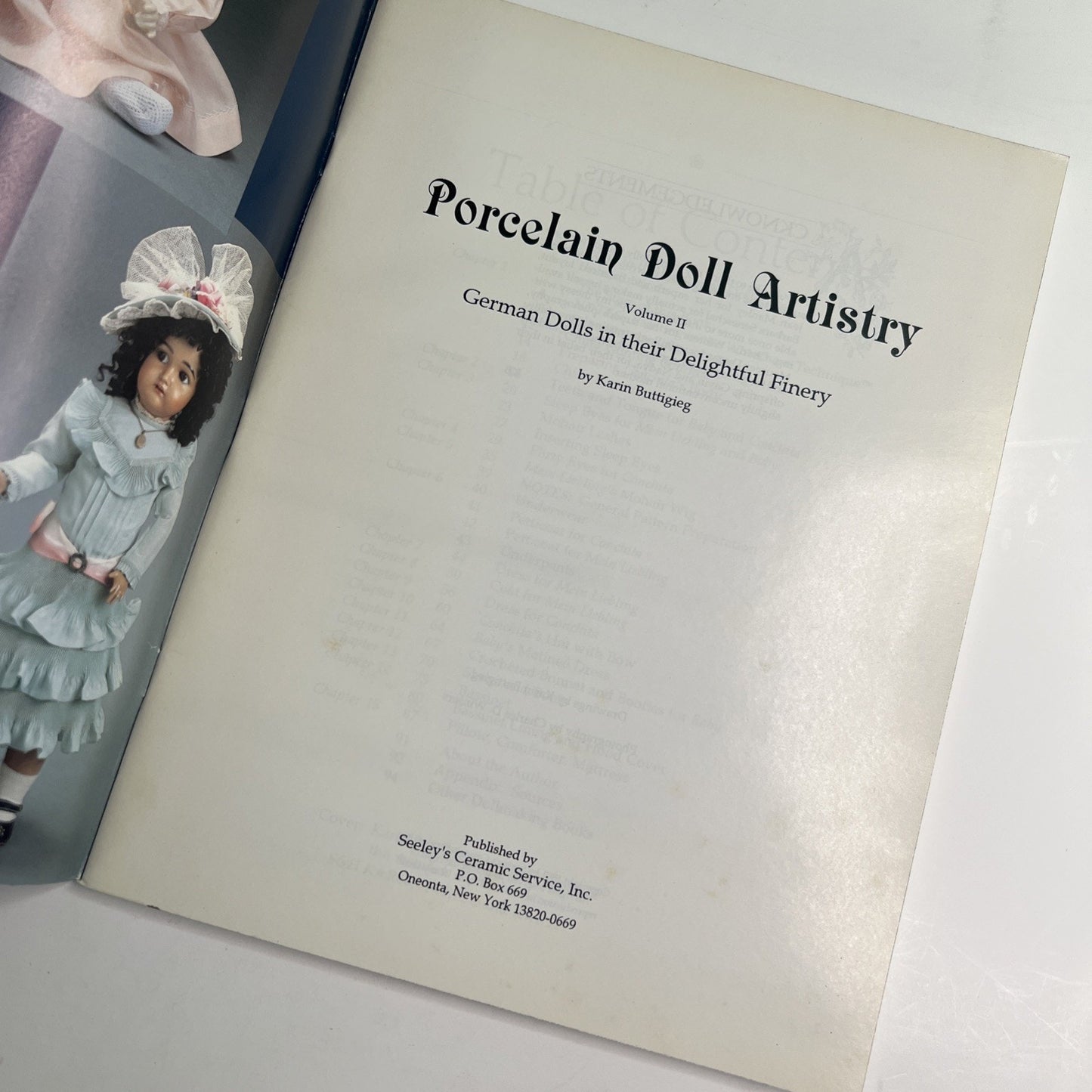 German Doll Patterns Clothing BOOK Sewing Patterns Porcelain Doll Artistry Vol 2