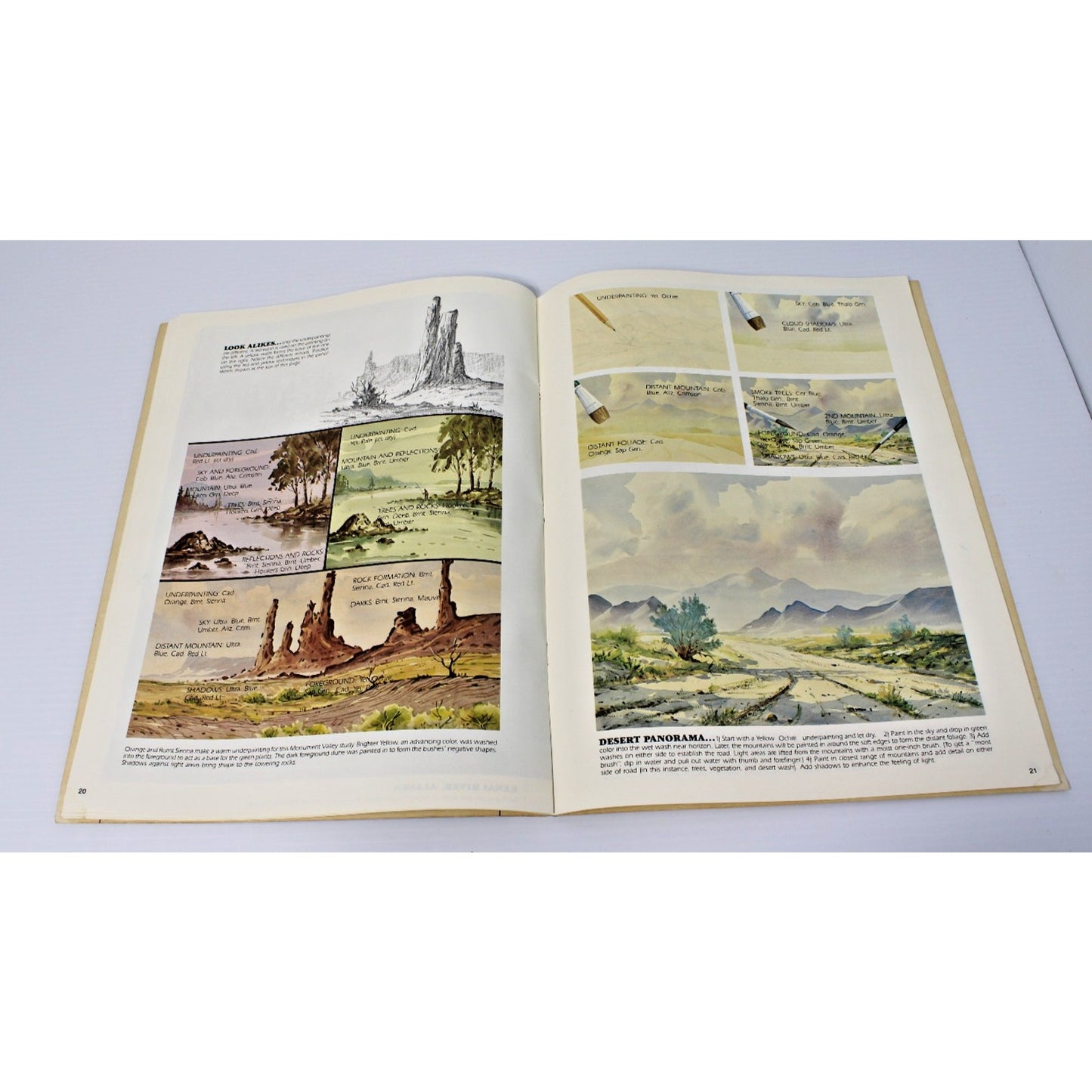 Special Effects In Watercolors- Kolan Peterson, Walter Foster #207 VTG Painting