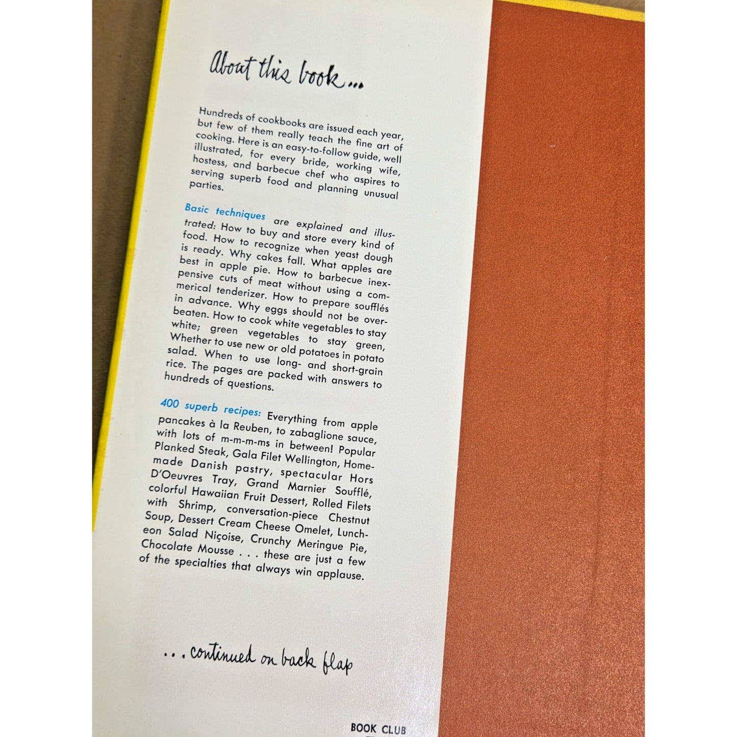 1963 Lessons in Gourmet Cooking - Libby Hillman - Ivy Bottini Art
